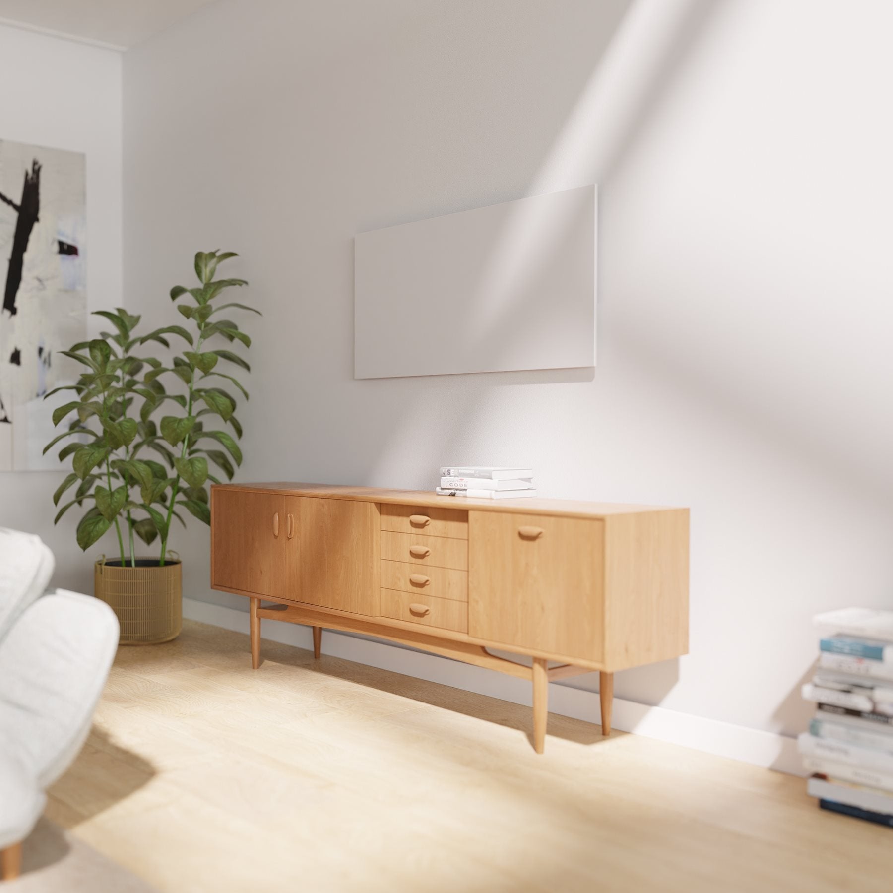 Calefactor Eléctrico Hombli Hbir-0209  Interior Blanco 700 W  Infrarrojo