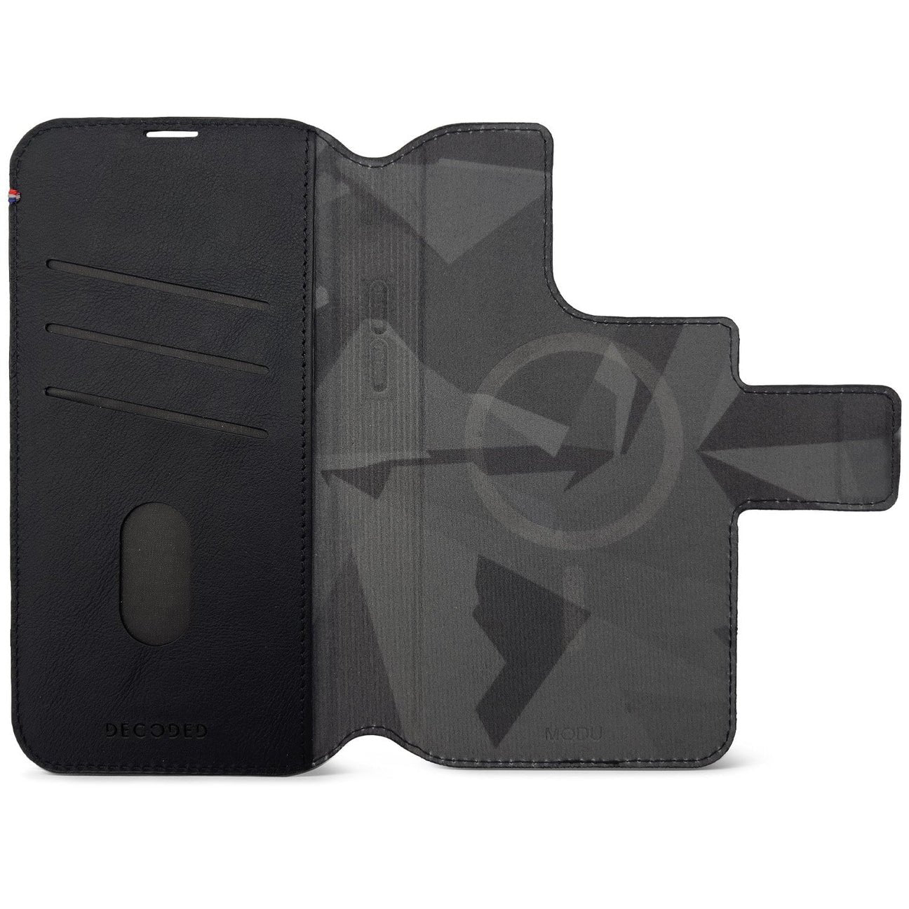 Decoded Modu Wallet Funda Para Iphone 13 Pro Max (6.69") Funda Cartera Negro