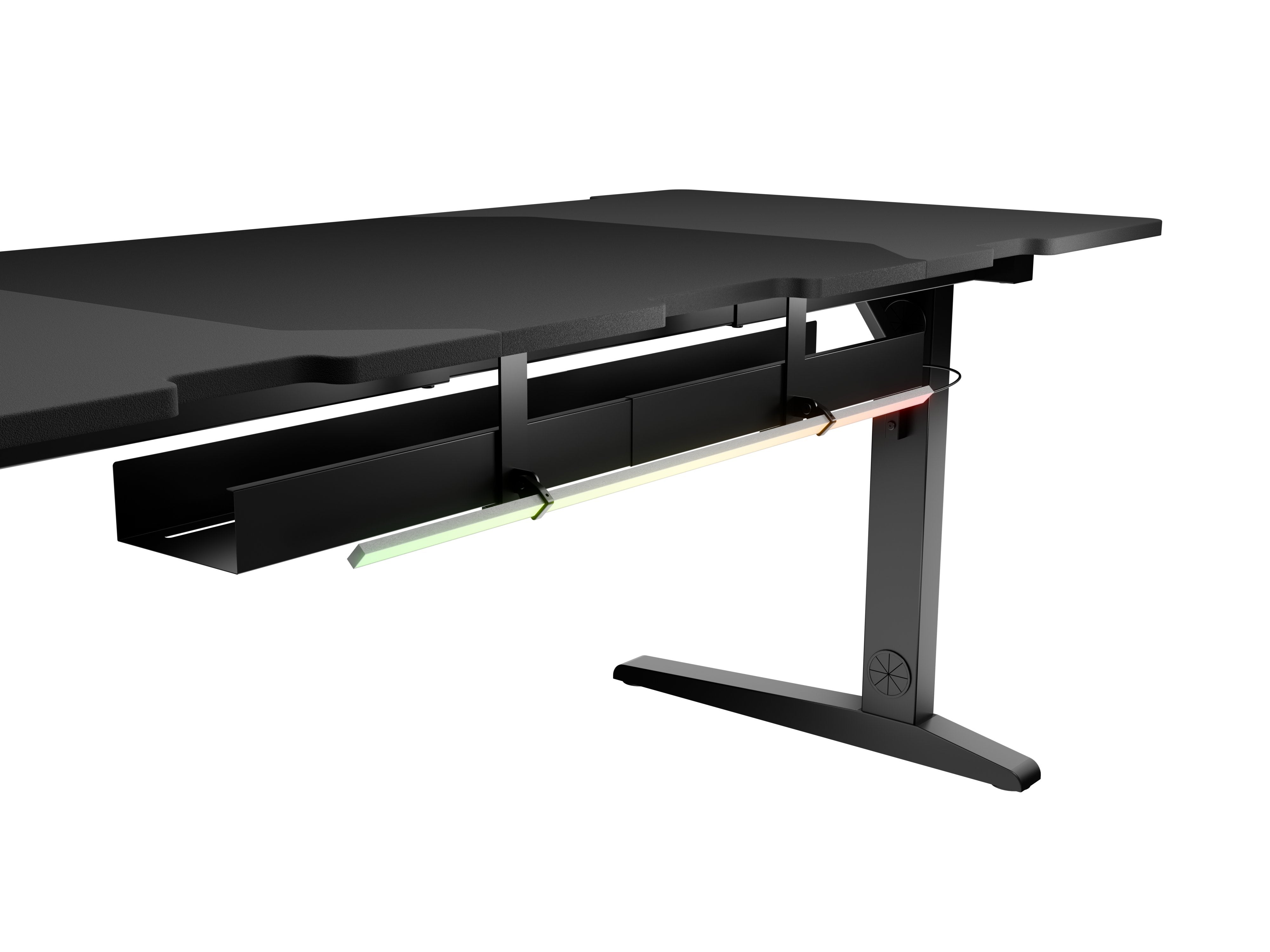 Mesa Gaming Genesis Holm Modular 180 Rgb Negro 180x75 Cm