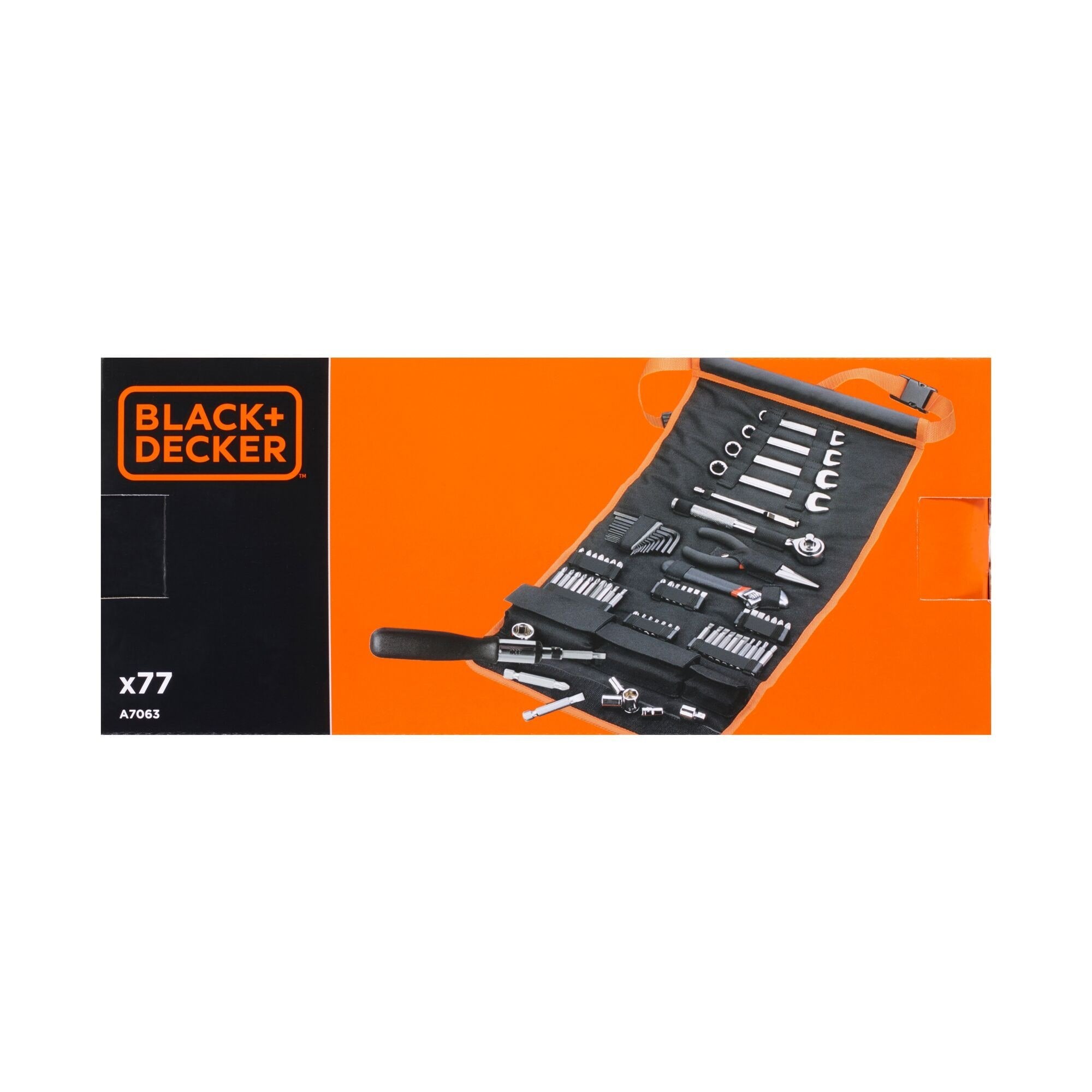 Black & Decker A7063-Qz Juego De Herramientas Mecanicas 76 Piezas