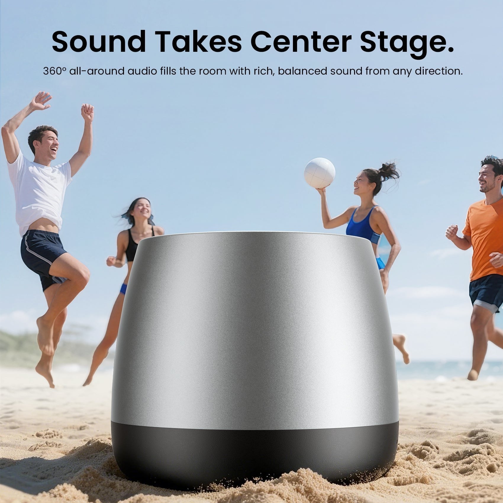Altavoz Con Bluetooth Vention Omni O11 Ndci0 5w 1.0 Plata
