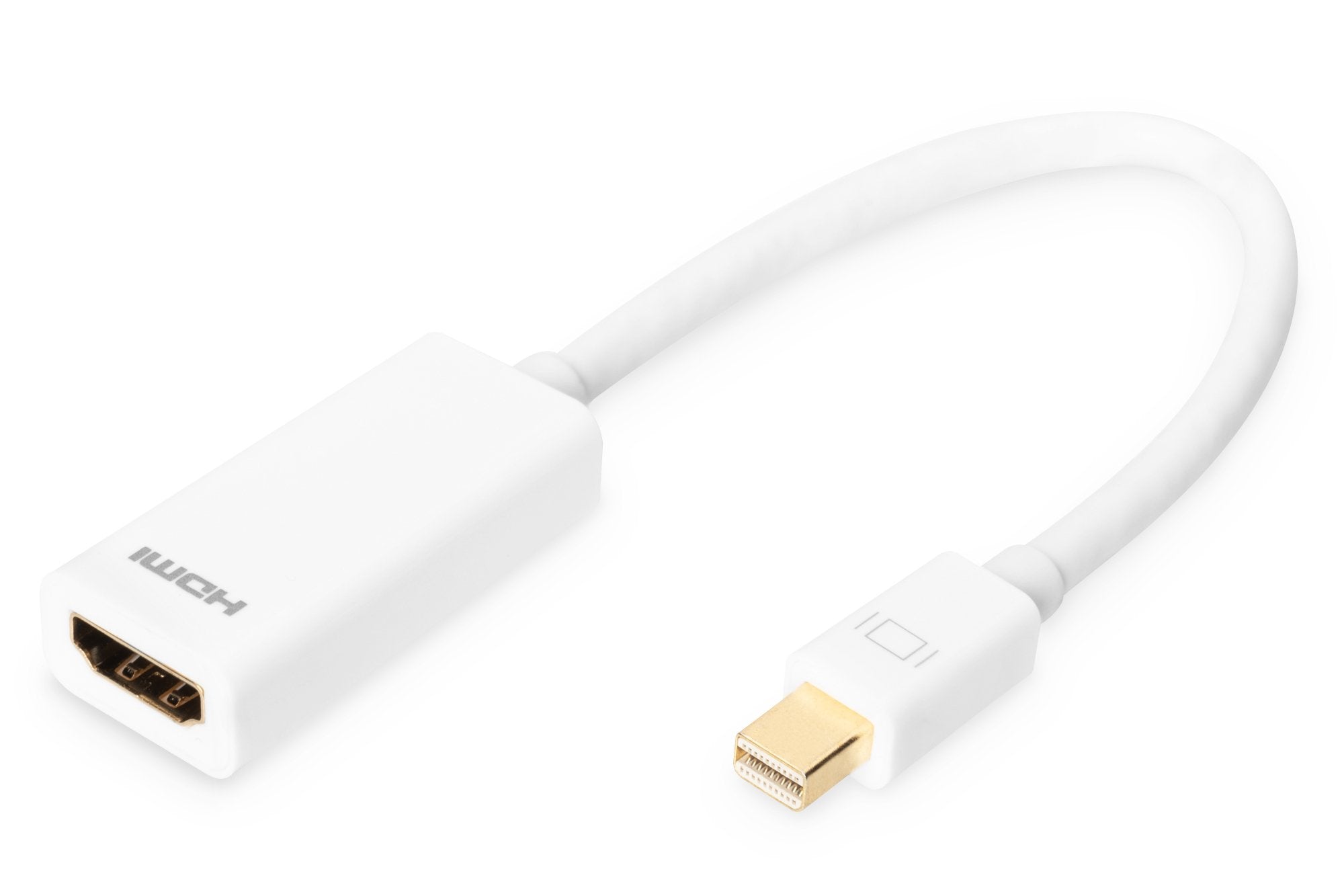 EAN 4016032289548 - Digitus AK-340404-001-W adaptador de cable de vídeo 0,15 m Mini DisplayPort HDMI Blanco imagen 1