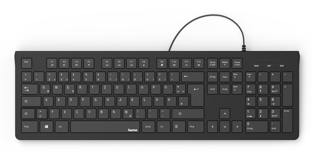 Teclado Hama Kc 200 Usb Tipo A Negro