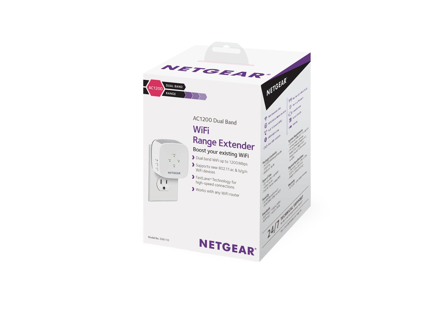 EAN 0606449120837 - NETGEAR EX6110 Transmisor y receptor de red Blanco 10, 100, 300 Mbit/s imagen 7
