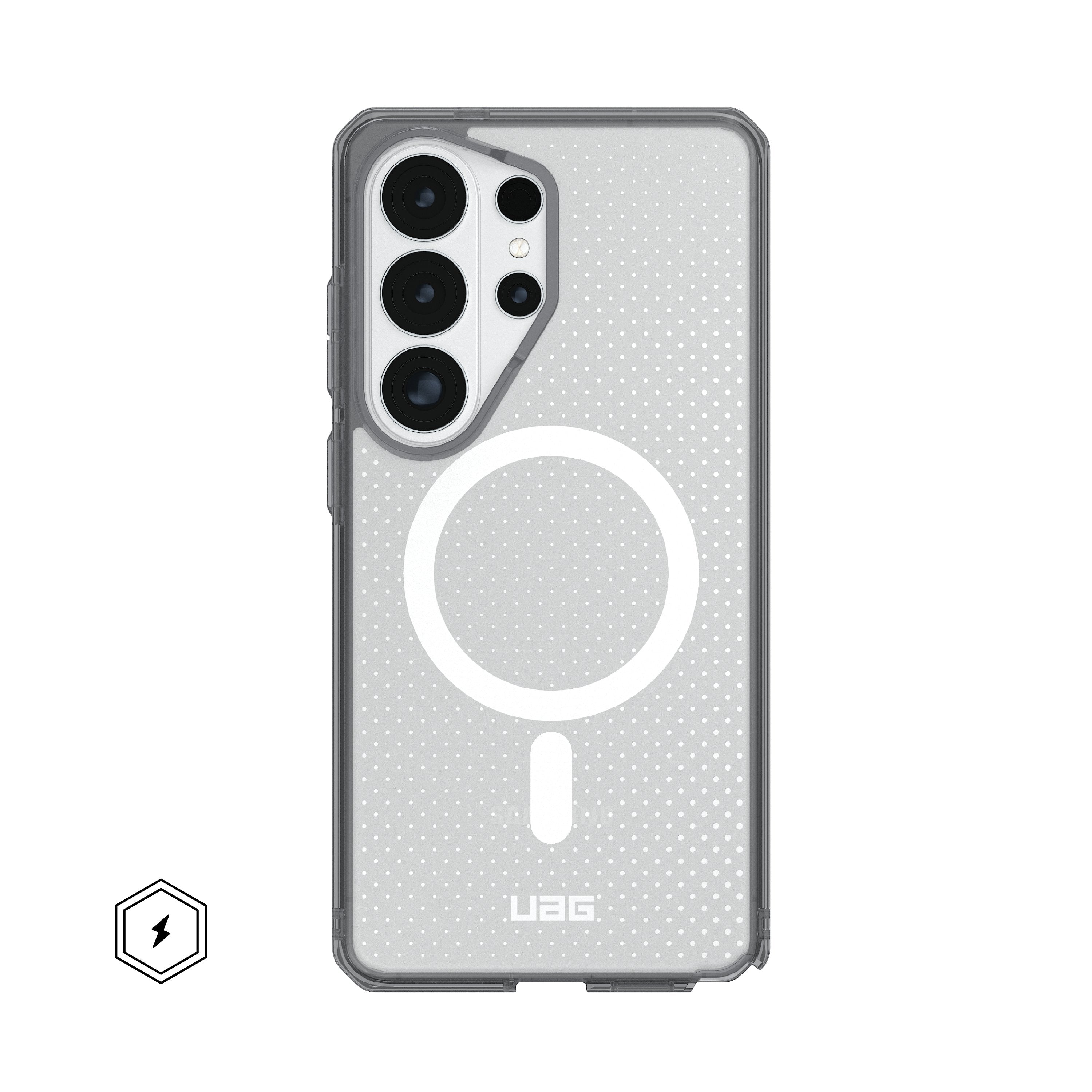 Funda Uag Dot Cristalino Hielo Ceniza Samsung Galaxy S26 Ultra