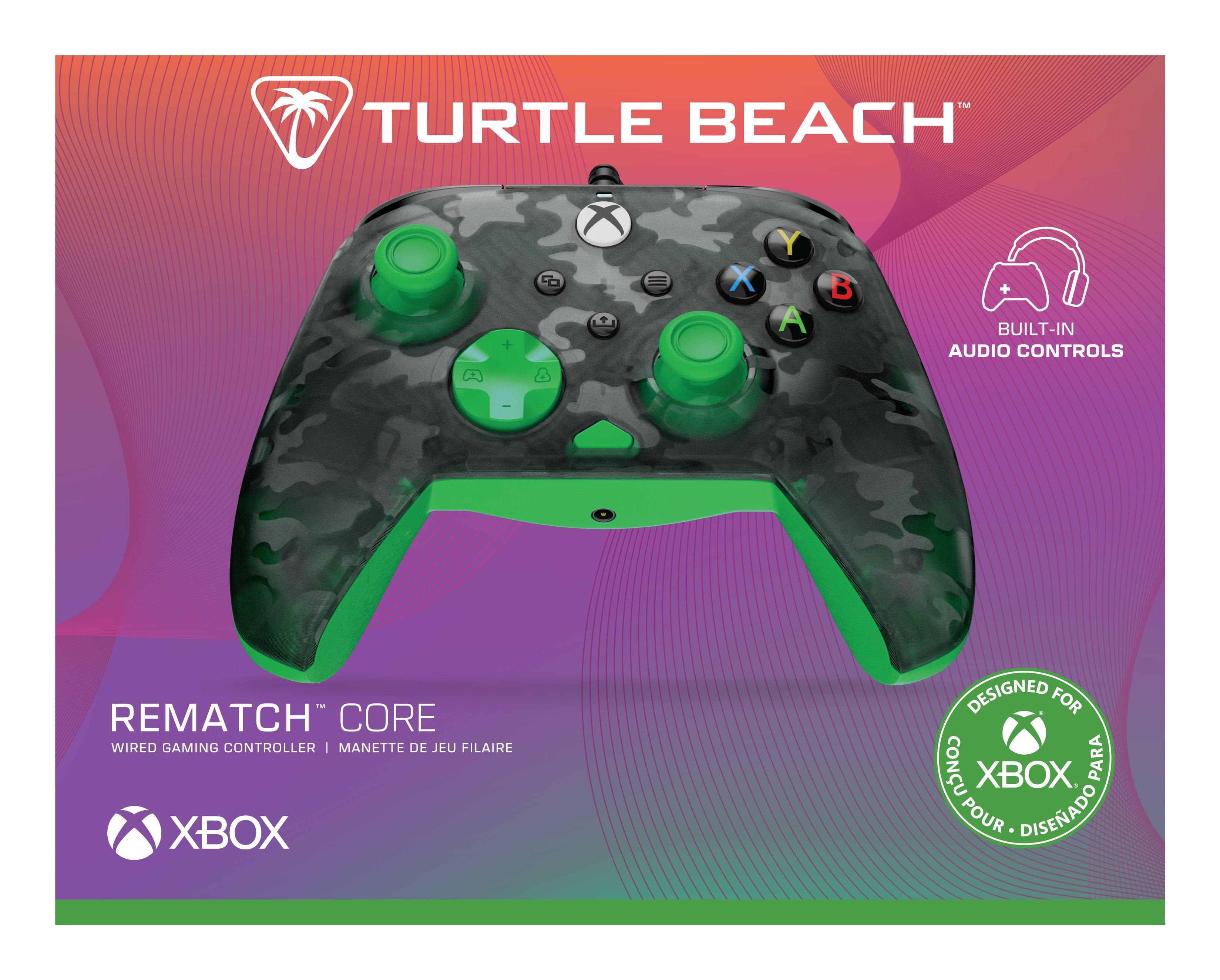 EAN 0840454400045 - Turtle Beach Rematch Core Negro, Verde, Gris USB Gamepad PC, Xbox, Xbox One, Xbox Series S, Xbox Series X imagen 11