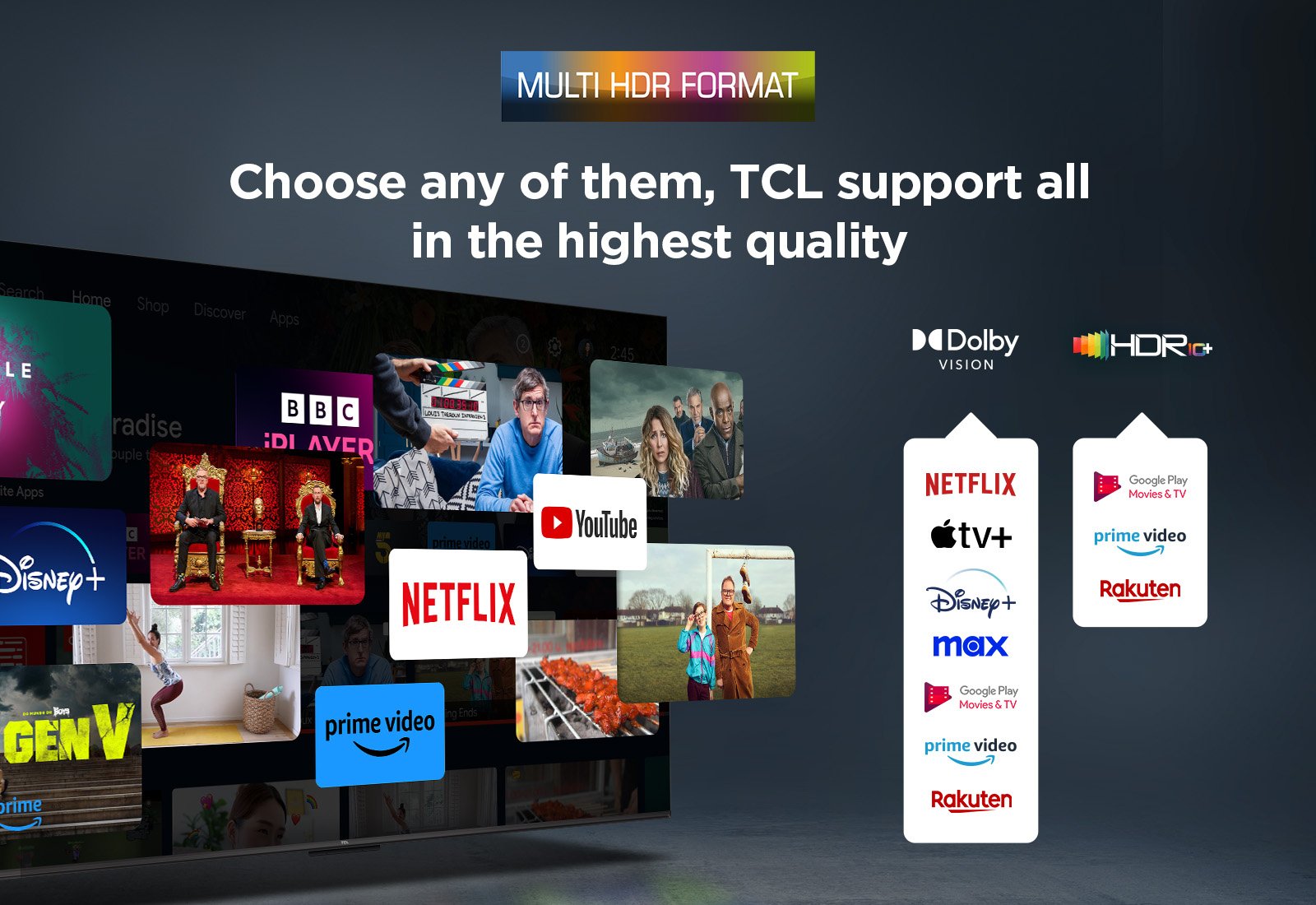 Televisor Tcl V6c 43v6c  43" 4k Ultra Hd Smart Tv Wifi Metálico 260 Cd / M² 43v6c