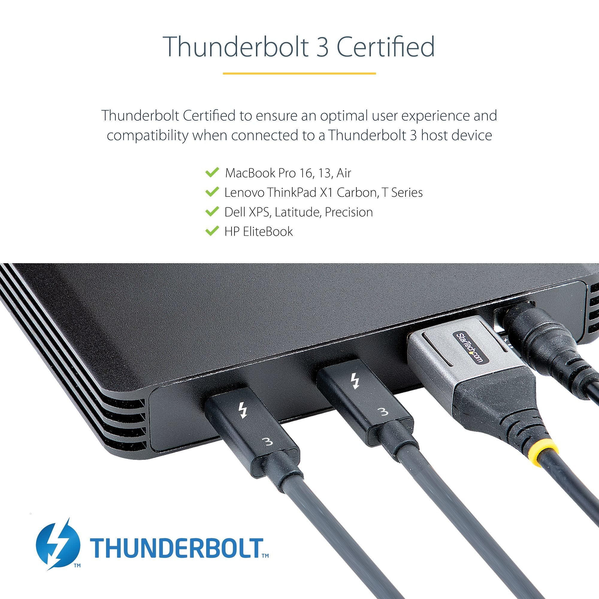 Caja Externa Disco Startech Caja Thunderbolt 3 De 4 Bahías Nvme M.2 Para Ssd Displayport  2 Thunderbolt 3, 40gbps,72w