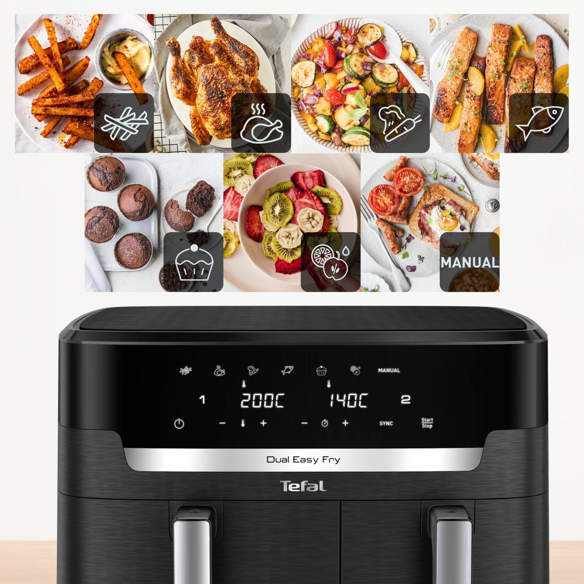 Frytkownica Sin Aceite Tefal Ey9428e