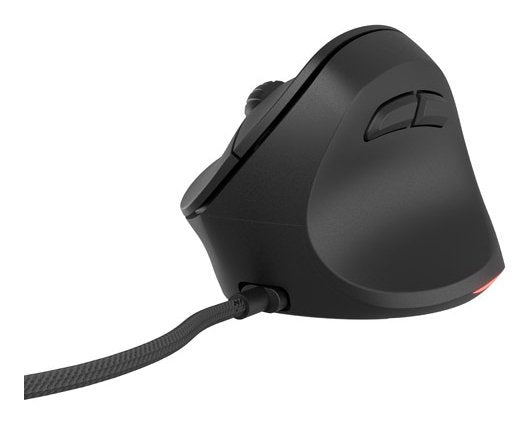 Raton Natec Crake 2 Pro Vertical 12.800 Dpi Optico Negro
