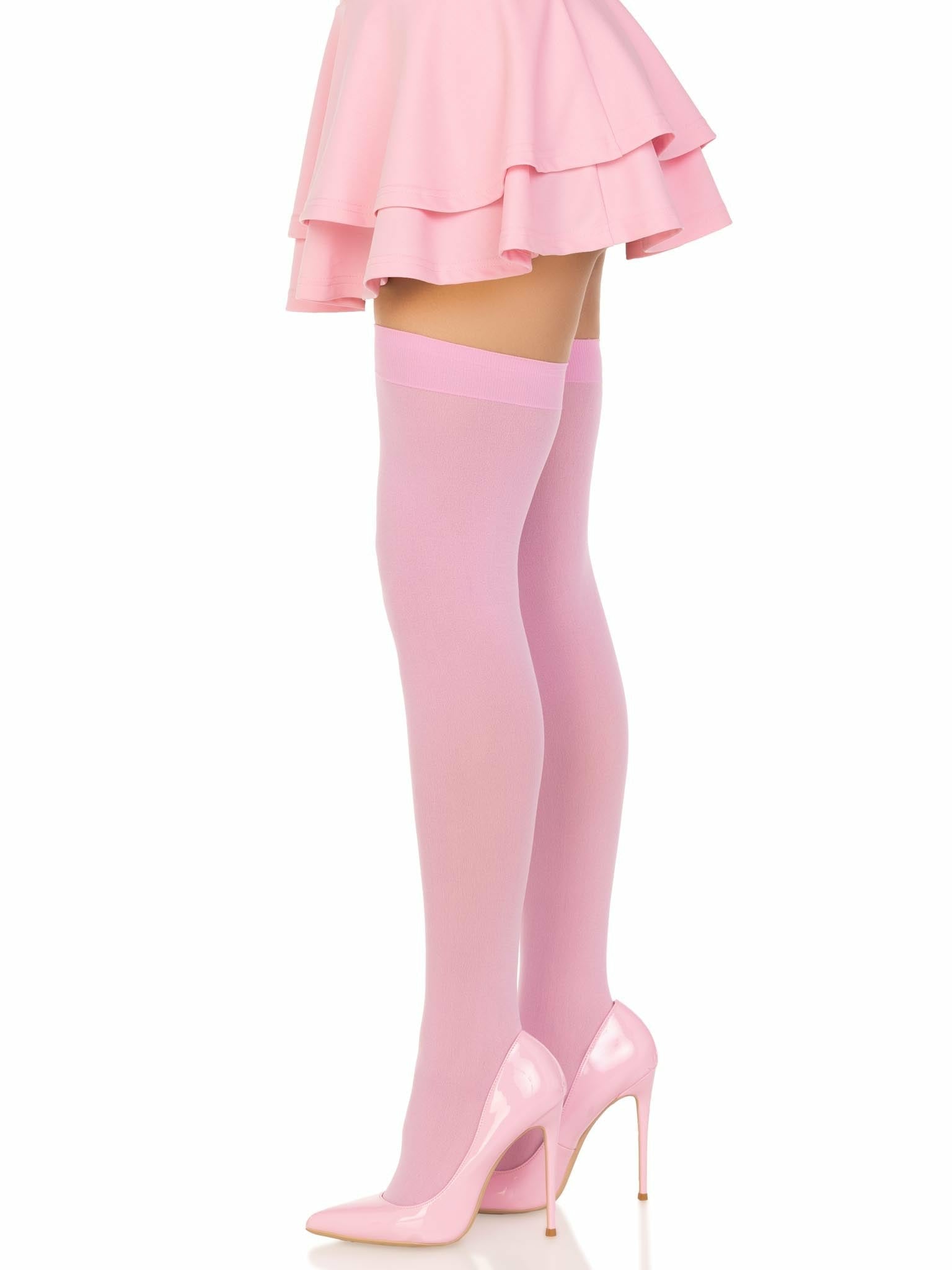 Leg Avenue - Medias Nailon Rosa