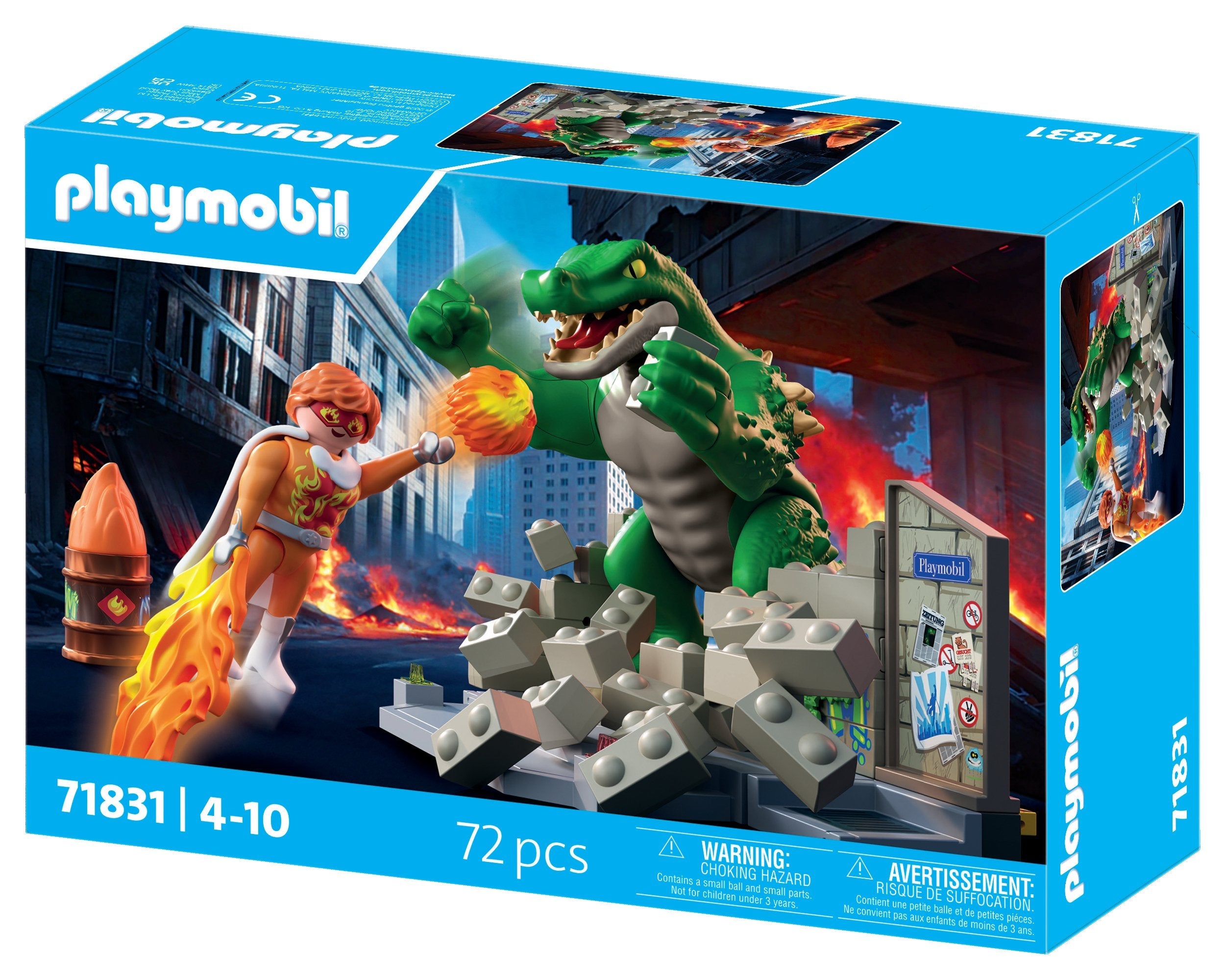 Playmobil 71831 Heroes: Helden-Showdown Mit Der Riesenechse 71831