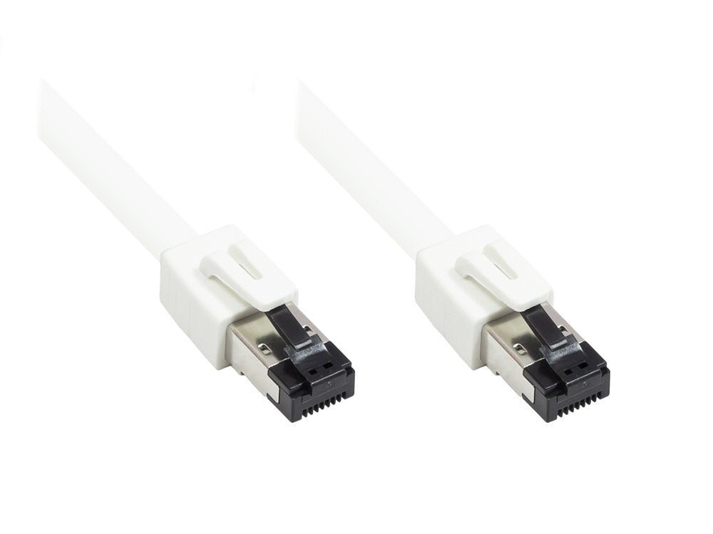 Rns® Cable De Red Cat. 8.1, S Ftp, Pimf, Halogenfrei (Lszh), 2000mhz, 40gbit S, Weiss, 5m, Good Connections®