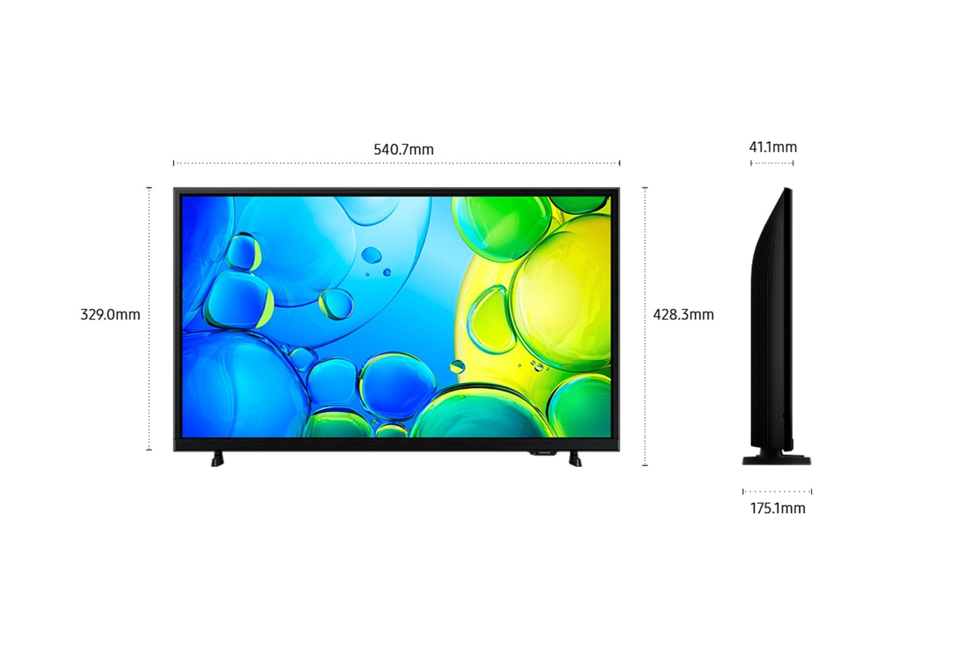Samsung Tu24f6005fk 24" Clase Diagonal F6005f Series Tv Lcd Con Retroiluminación Led Smart Tv Tizen Os 1080p 1920 X 1080 Hdr Negro