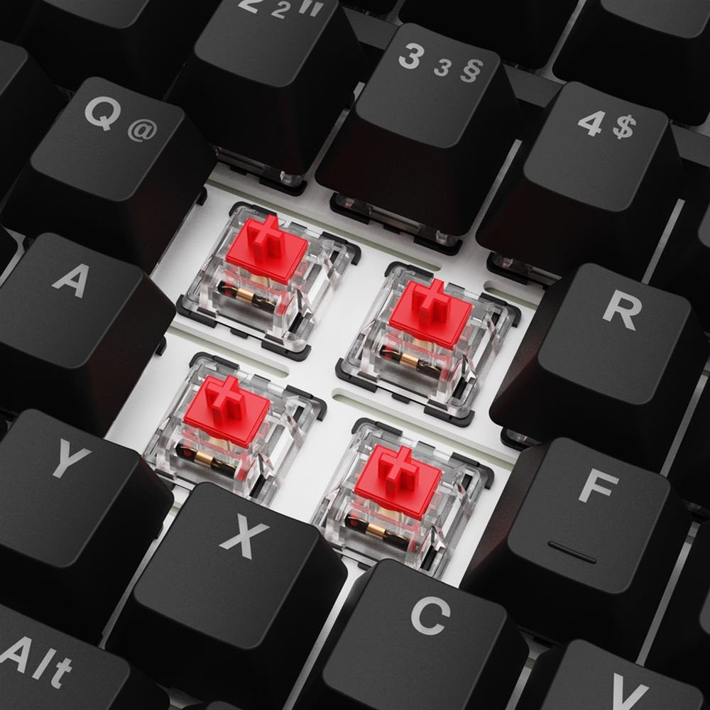 EAN 4044951041824 - Sharkoon SGK25 teclado Hogar USB QWERTZ Alemán Negro imagen 3