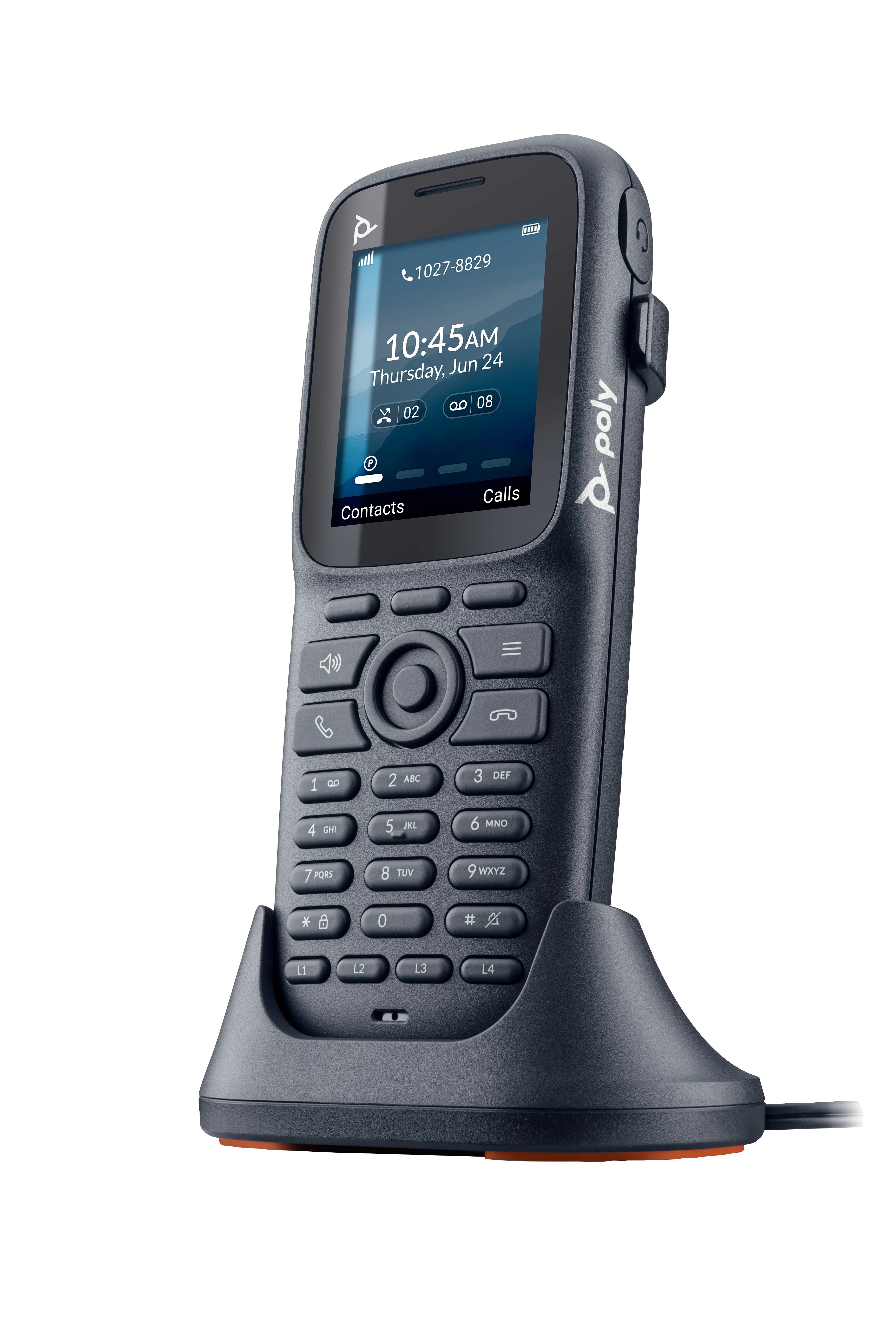 EAN 0197497473216 - HP Poly Rove 20 Single Cell DECT 1880-1900 MHz B1 Base Station and 20 Phone Handset Kit teléfono IP Negro imagen 1