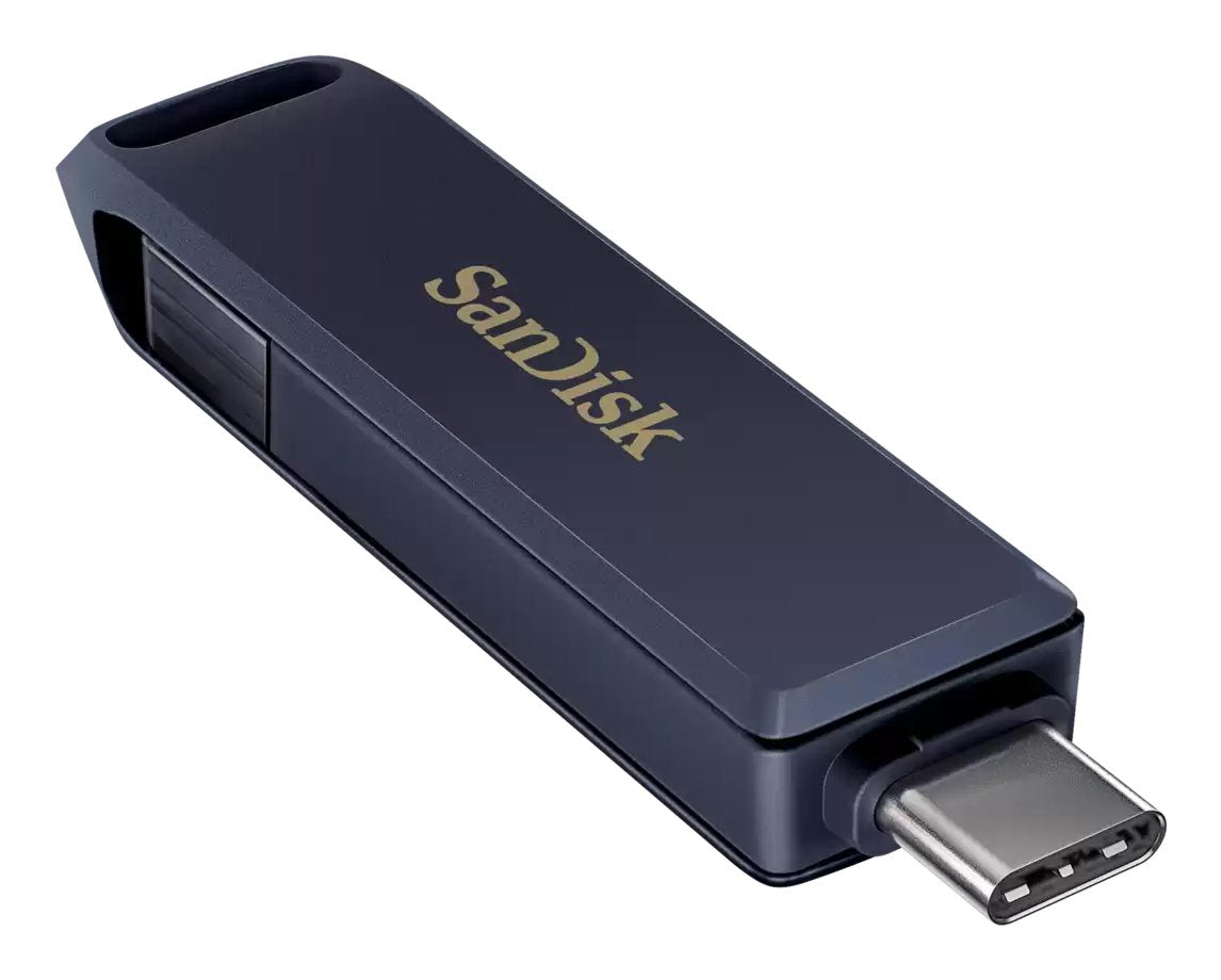 EAN 0619659211851 - SanDisk iXpand unidad flash USB 128 GB USB Type-C / Lightning 3.2 Gen 1 (3.1 Gen 1) Azul imagen 2