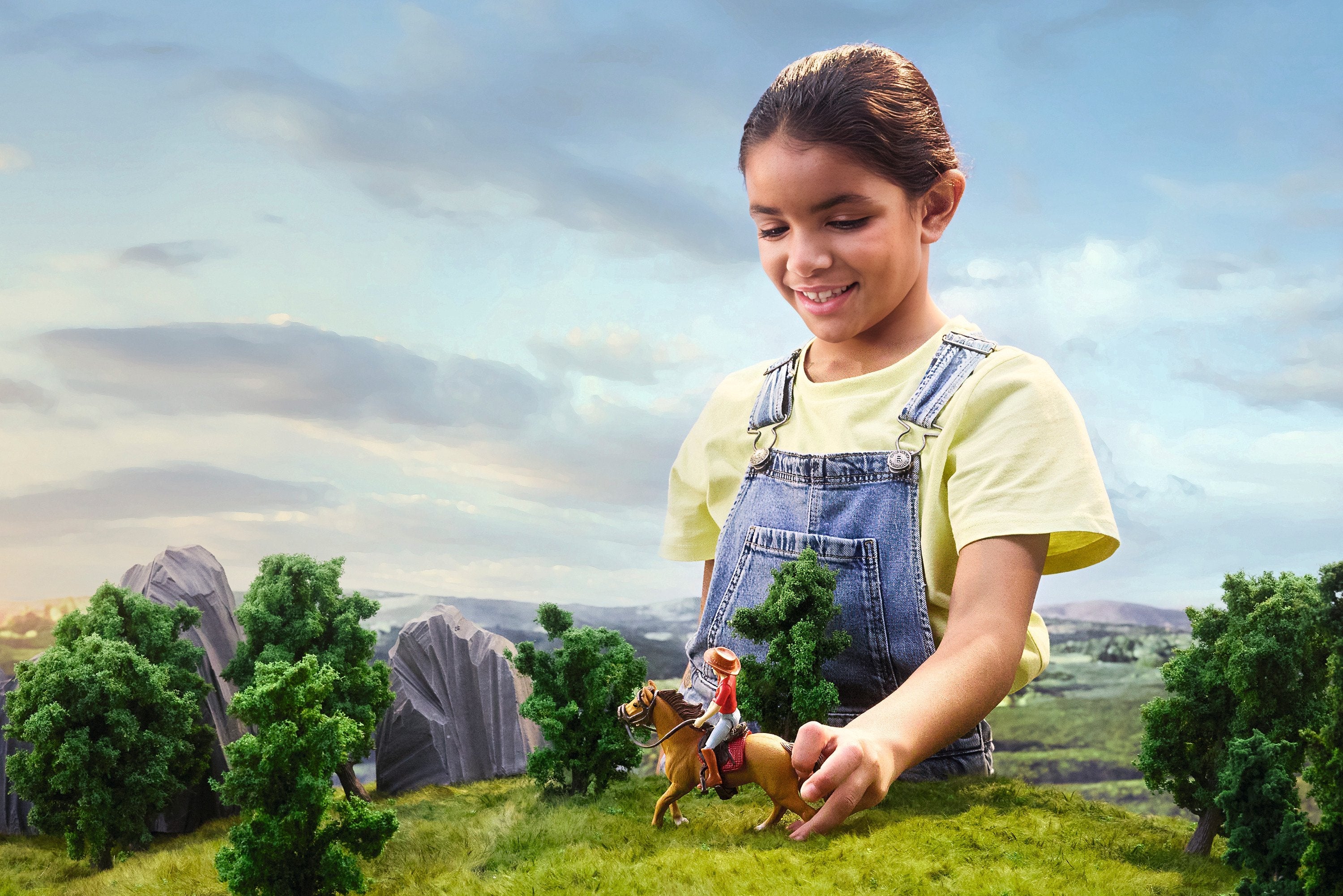 Schleich Horse Club Hannah Y Cayenne, Personaje Brown 42711