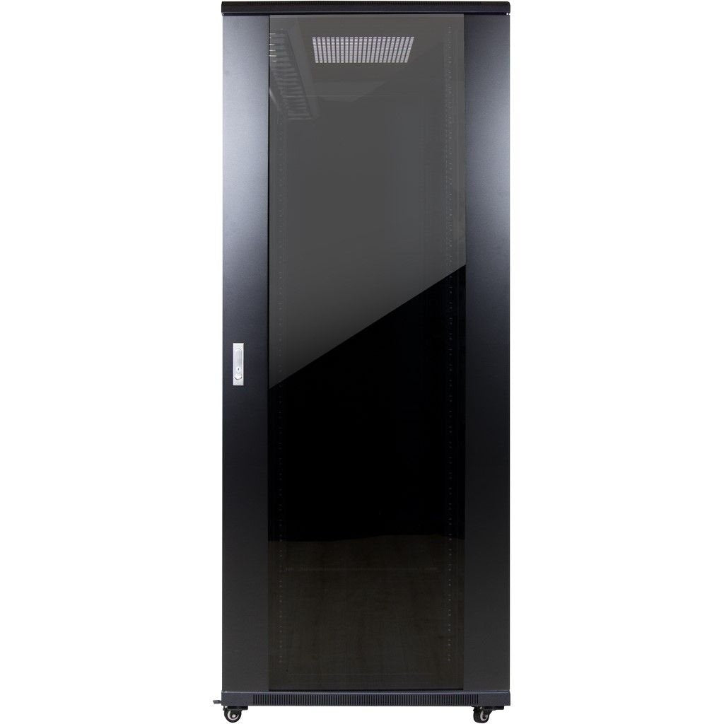Inter-Tech 88887257 Armario Rack 42u Rack O Bastidor Independiente Negro, Armario It Negro, Rack O Bastidor Independiente, 42u, 800 Kg, Negro
