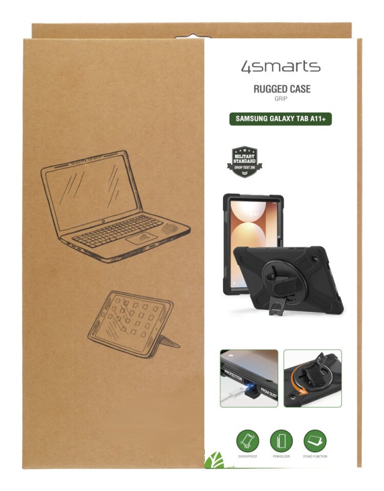 4smarts Rugged Funda Grip Para Samsung Galaxy Tab A11+