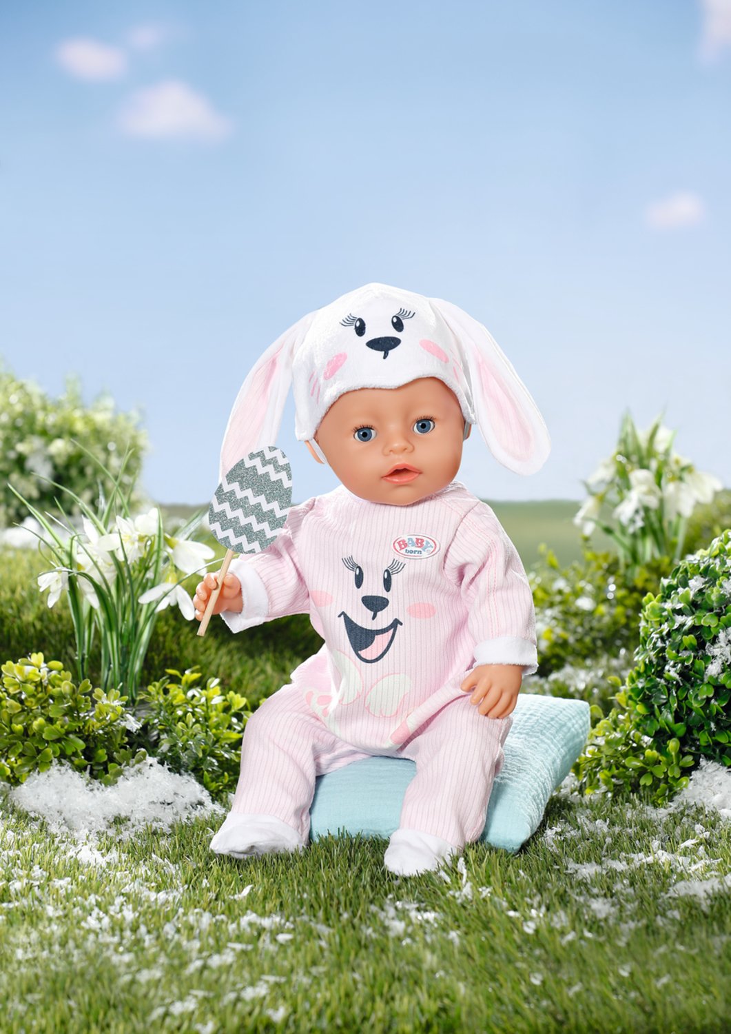 Zapf Creation Baby Born Bunny Cuddly Suit 43cm Pelele De Muñeca 834473