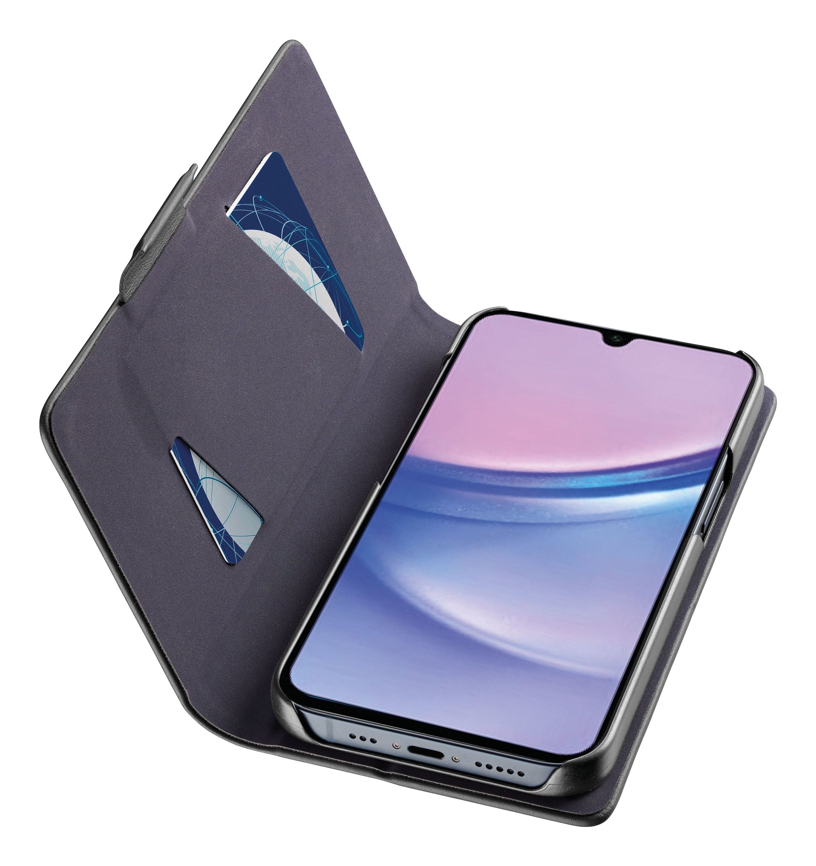 Cellularline Book Case Fr Samsung A16 5g  A16 4g Negro