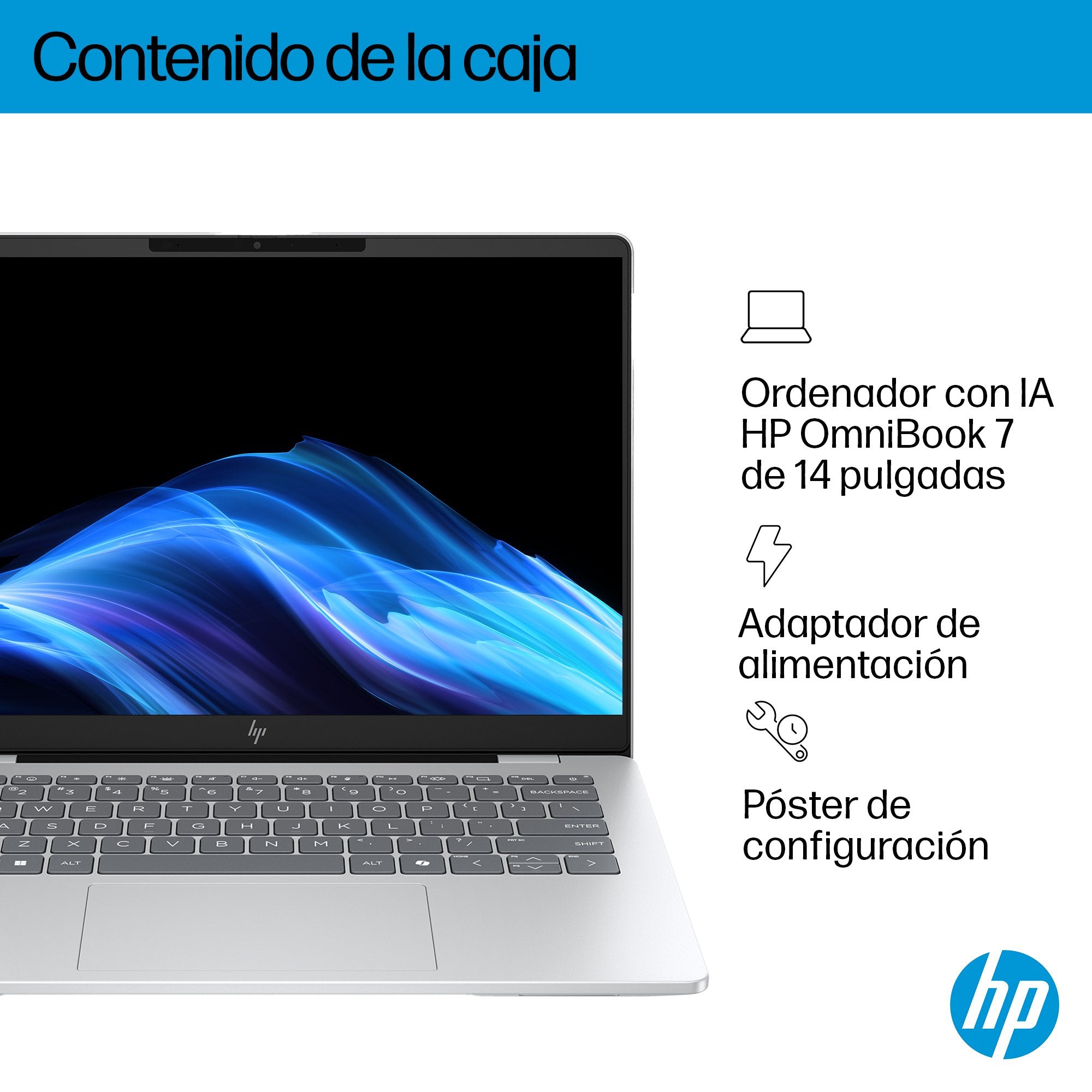 EAN 0199251192395 - HP OmniBook 7 AI 14-fr0012ns Intel Core Ultra 5 225U Portátil 35,6 cm (14") 2K 16 GB LPDDR5-SDRAM 1 TB SS imagen 5