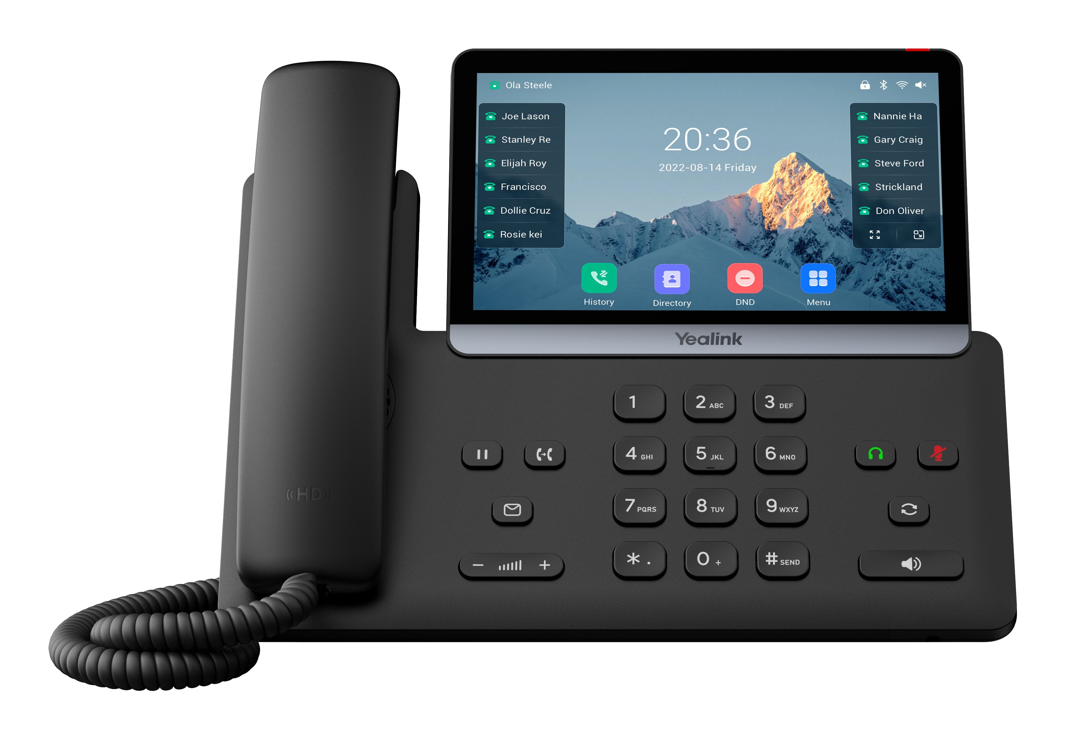 EAN 6938818321595 - Yealink T77U teléfono IP Negro LCD imagen 1