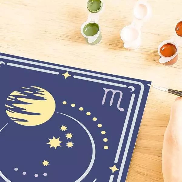 Ravensburger Creart - Signo Zodiacal Escorpio, Pintura 23740