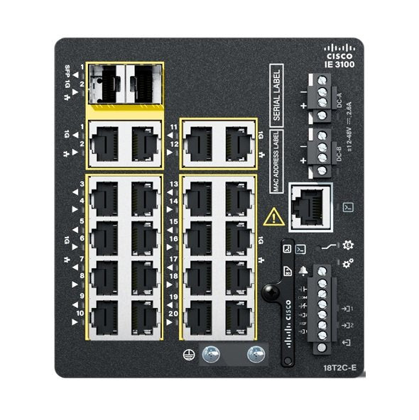 Ie3100 W 18ge Copper 2ge Combo Fixed Sys Network Essentials