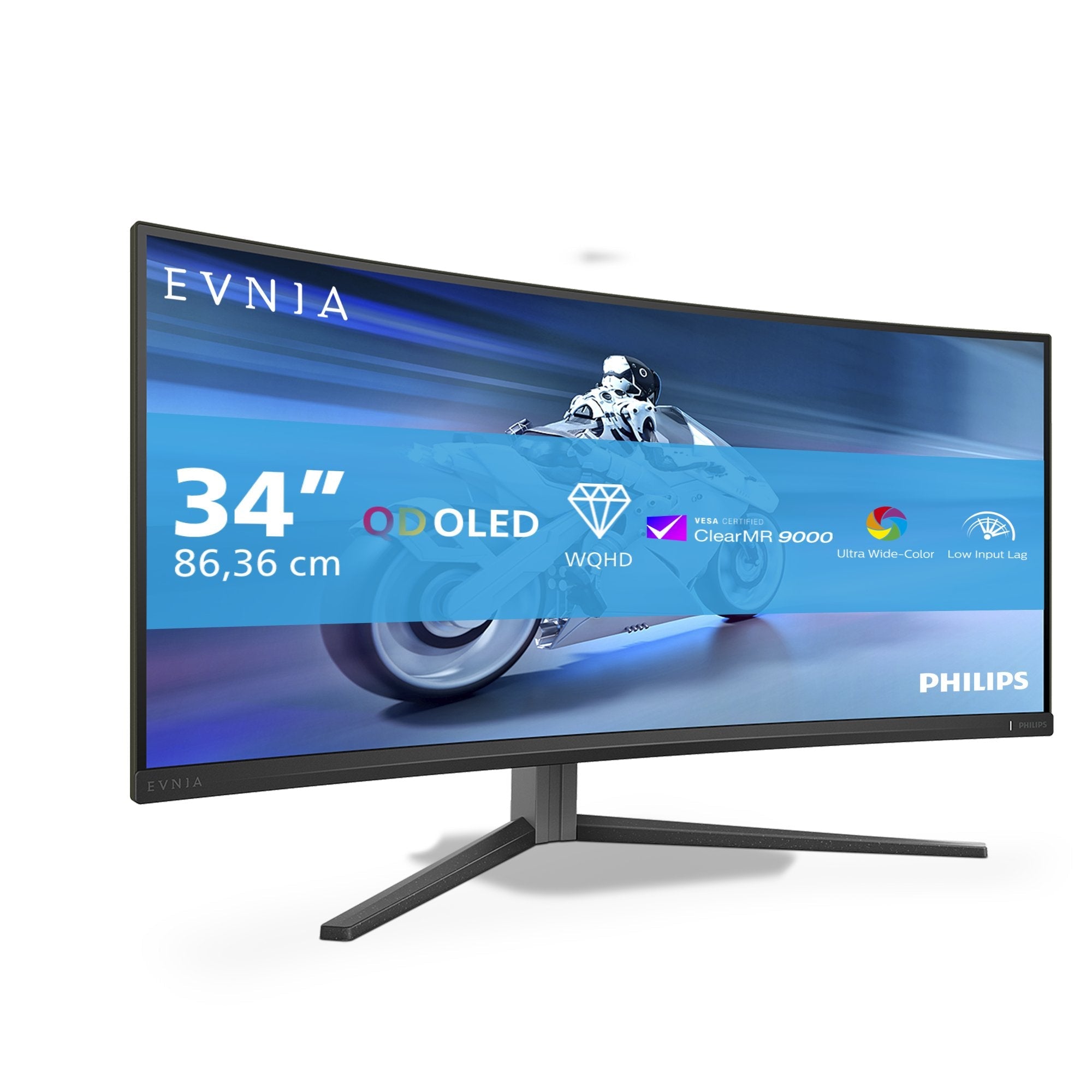 Philips 34m2c6500 34" Oled 3440x1440 Hdmi Negro Grey