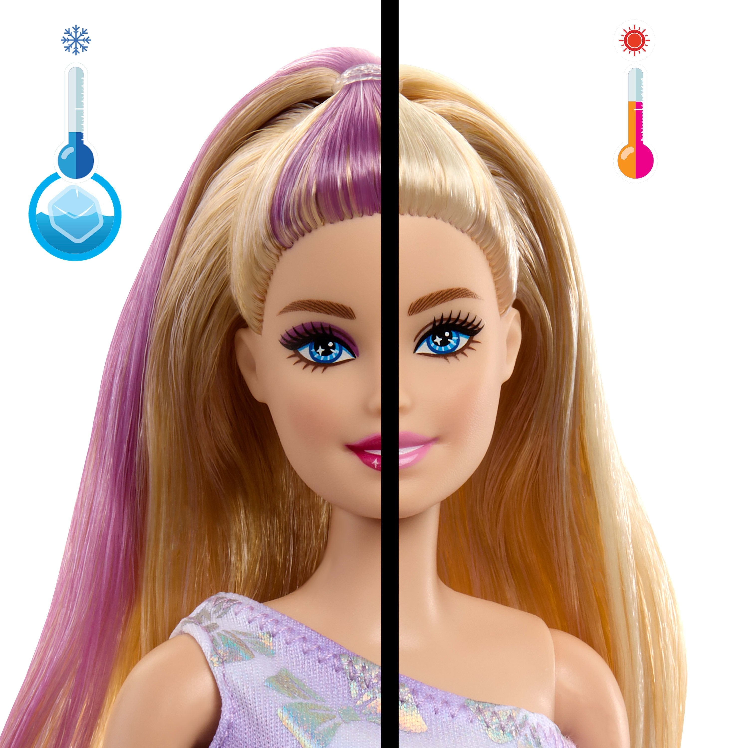 Mattel Barbie Party Unboxed Haustier Geburtstag Serie - Lila Kleid Jfg70