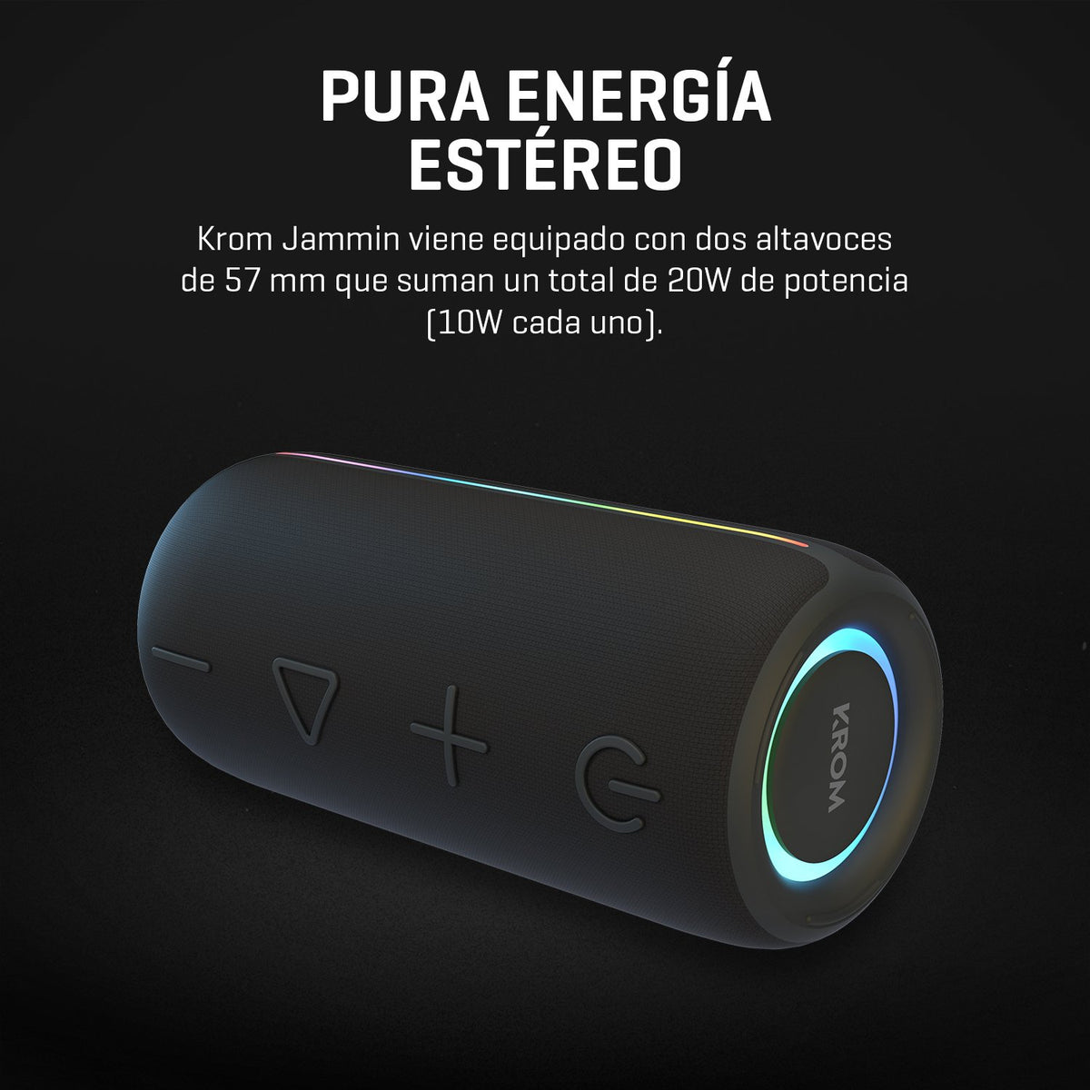 EAN 8436587976858 - Krom NXKROMJAMMIN altavoz portátil o de fiesta Altavoz portátil estéreo Negro 20 W imagen 16