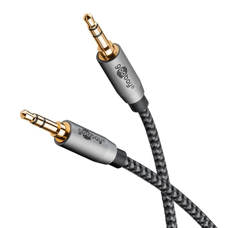EAN 4040849652752 - Goobay 65275 cable de audio 3 m 3,5mm TRS Gris, Plata imagen 3