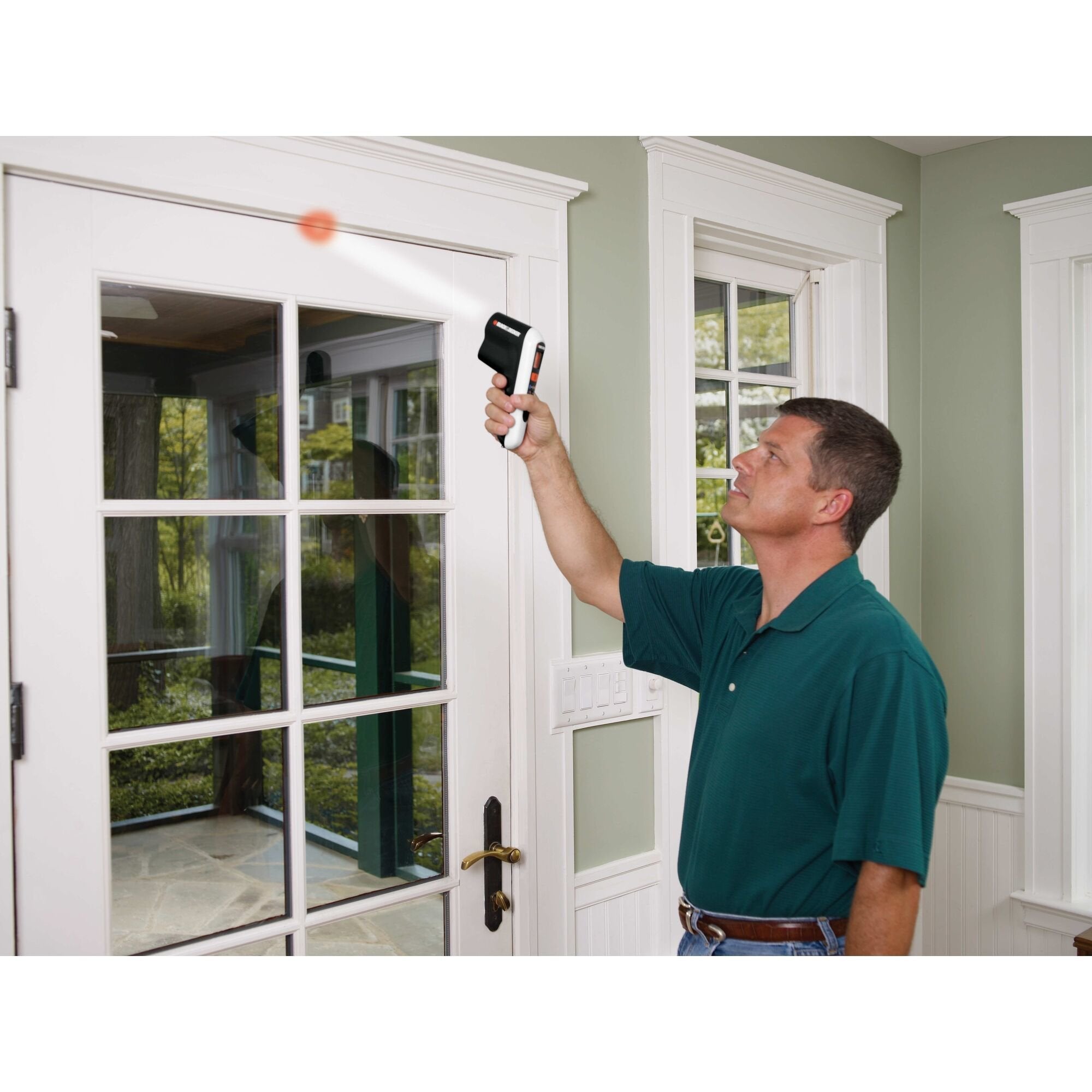 Detector De Ahorro De Energía Black+Decker Tld100, Detector Térmico (Blanco/Negro, 9 Voltios)