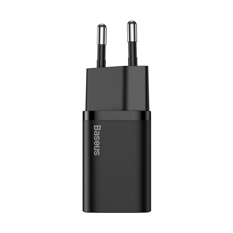 Cargador De Pared Baseus Con Cable Usb-C Para Rayos 1m 20w Tzccsup-B01 Negro