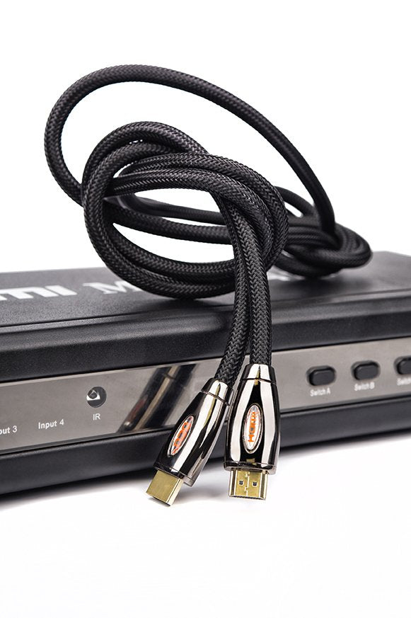 Dcu Cable Conexión Hdmi 2.0 A Hdmi 2.0 Macho-Macho Metal Premmium 3 Metros