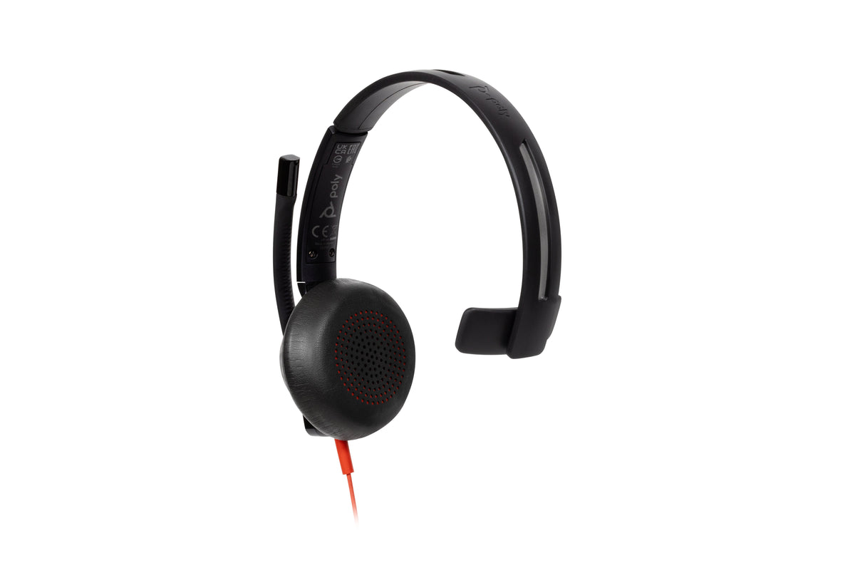 EAN 0197498433097 - HP Poly Blackwire 5210 Monaural USB-C Headset +3.5mm Plug +USB-C/A Adapter (Bulk) Alámbrico Diadema Ofici imagen 9