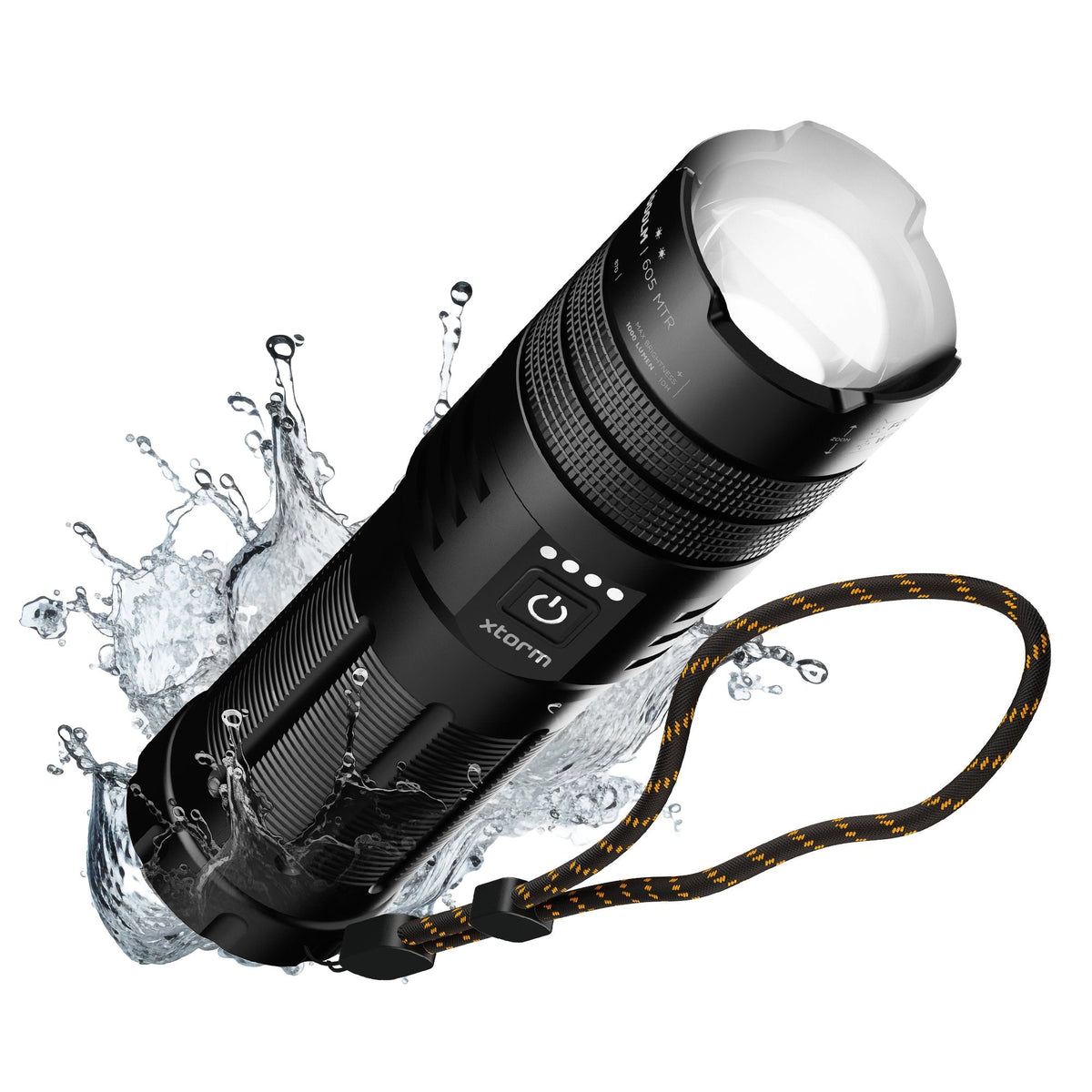 Xtorm Taschenlampe-Powerbank 10.500mah Schwarz