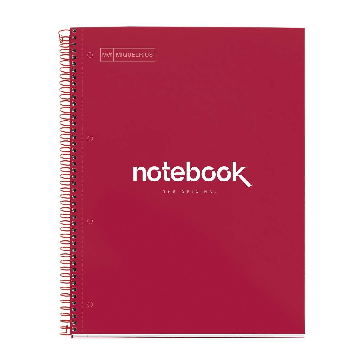 Maul A460525 Cuaderno Y Block A4 80 Hojas Rojo