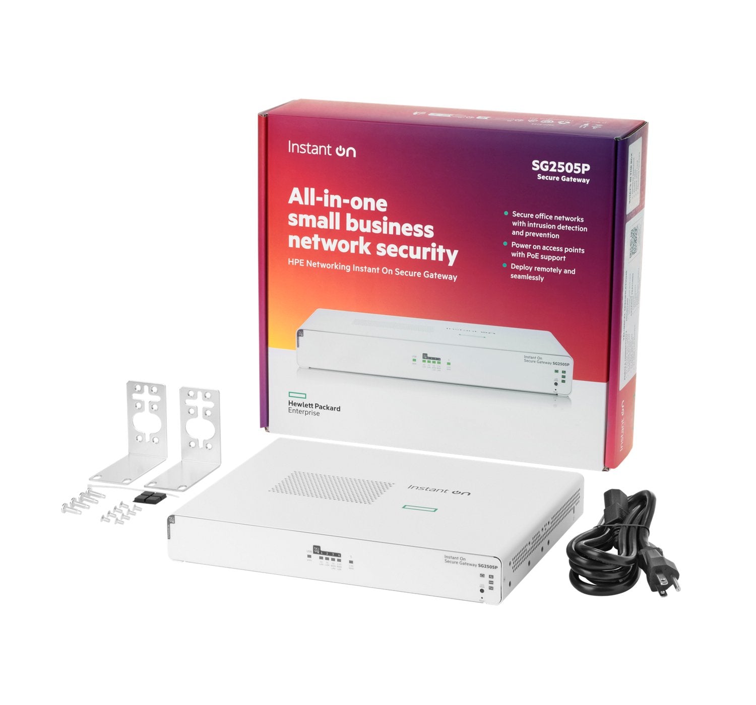 EAN 0190017744889 - HPE Networking Instant On Secure SG2505P pasarel y controlador 10, 100, 1000, 2500 Mbit/s imagen 3