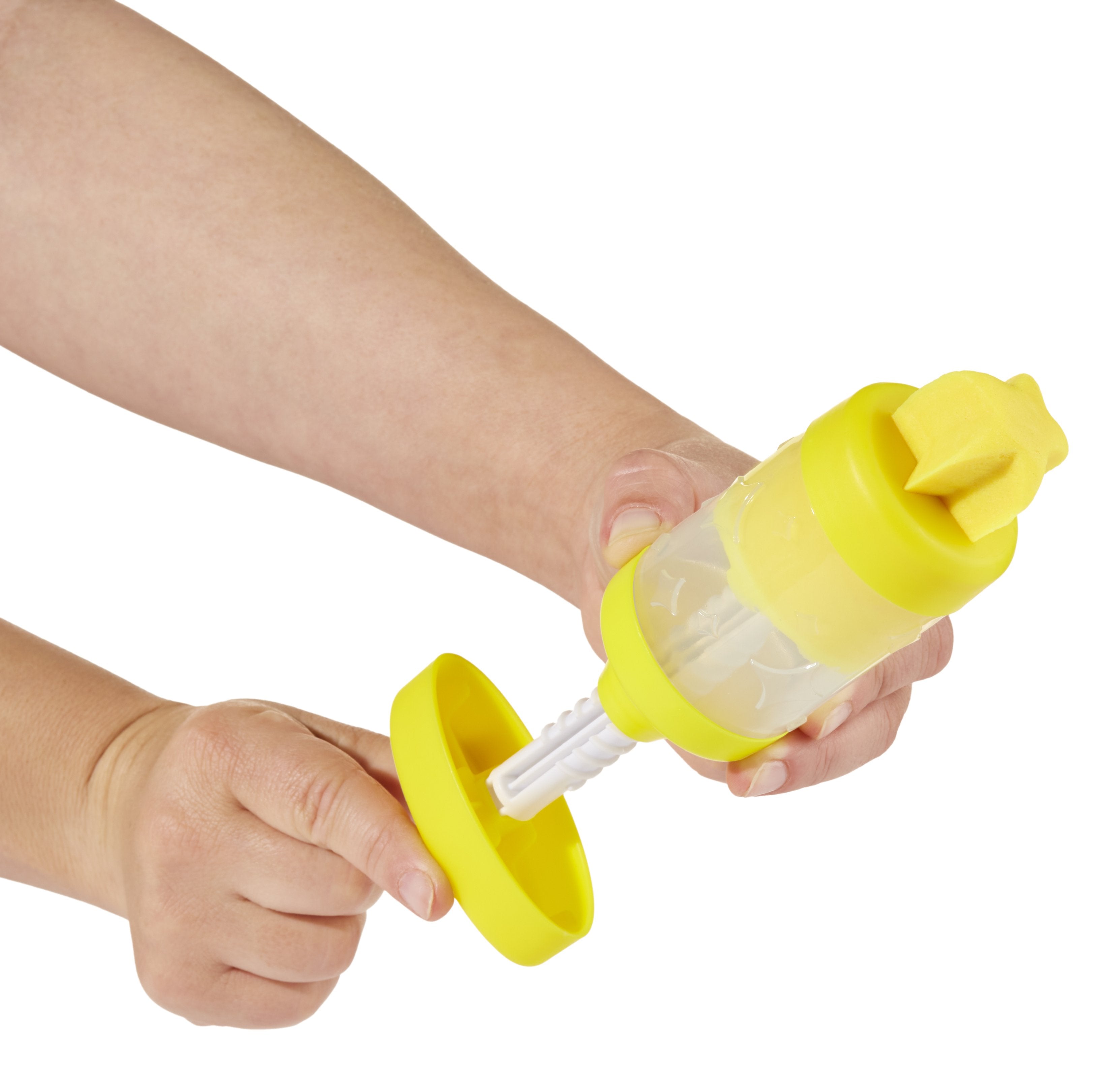 EAN 0035051532279 - MGA Entertainment Wonder Factory Never Dry Dough Extruder - Yellow Pasta para modelar 71 g Amarillo 1 pie imagen 3