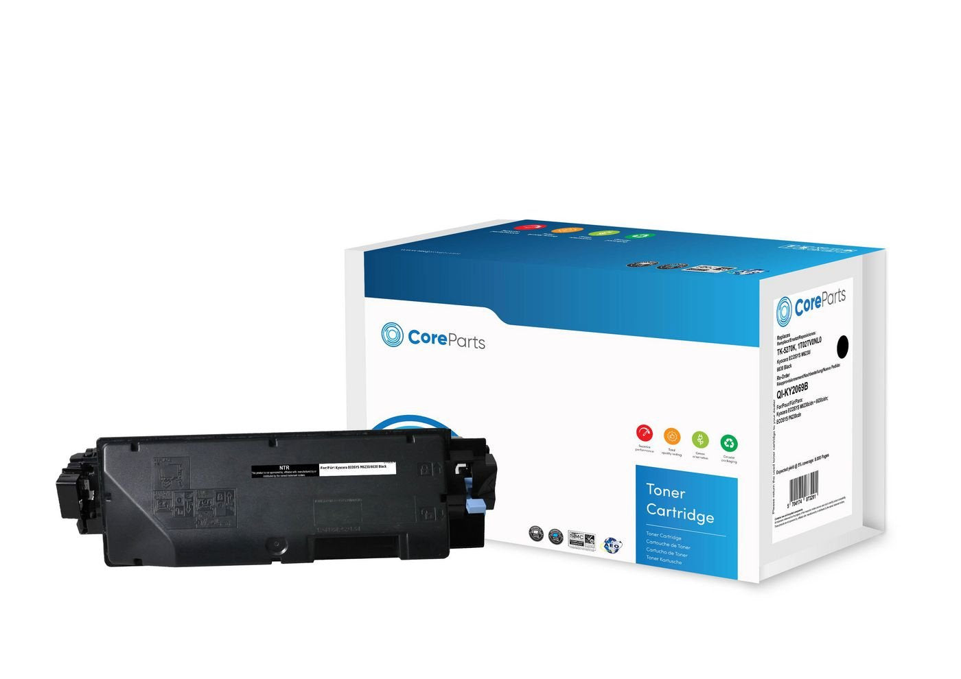 Coreparts Qi-Ky2069b Cartucho De Tóner 1 Pieza[S] Compatible Negro