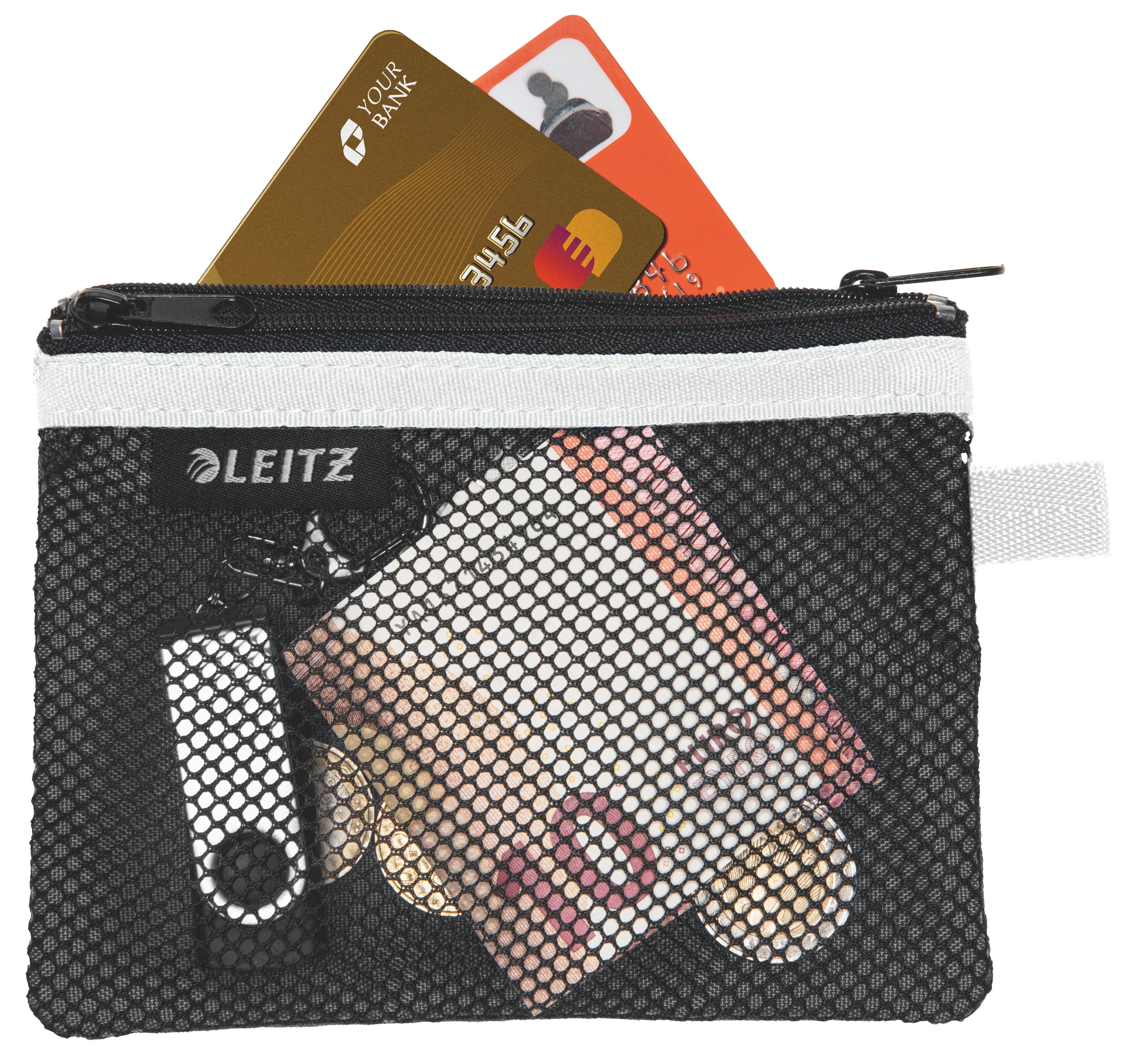 EAN 4002432122523 - Leitz 40110095 bolso y bandolera Malla, Nylon Negro Unisex Bolsa para accesorios imagen 3