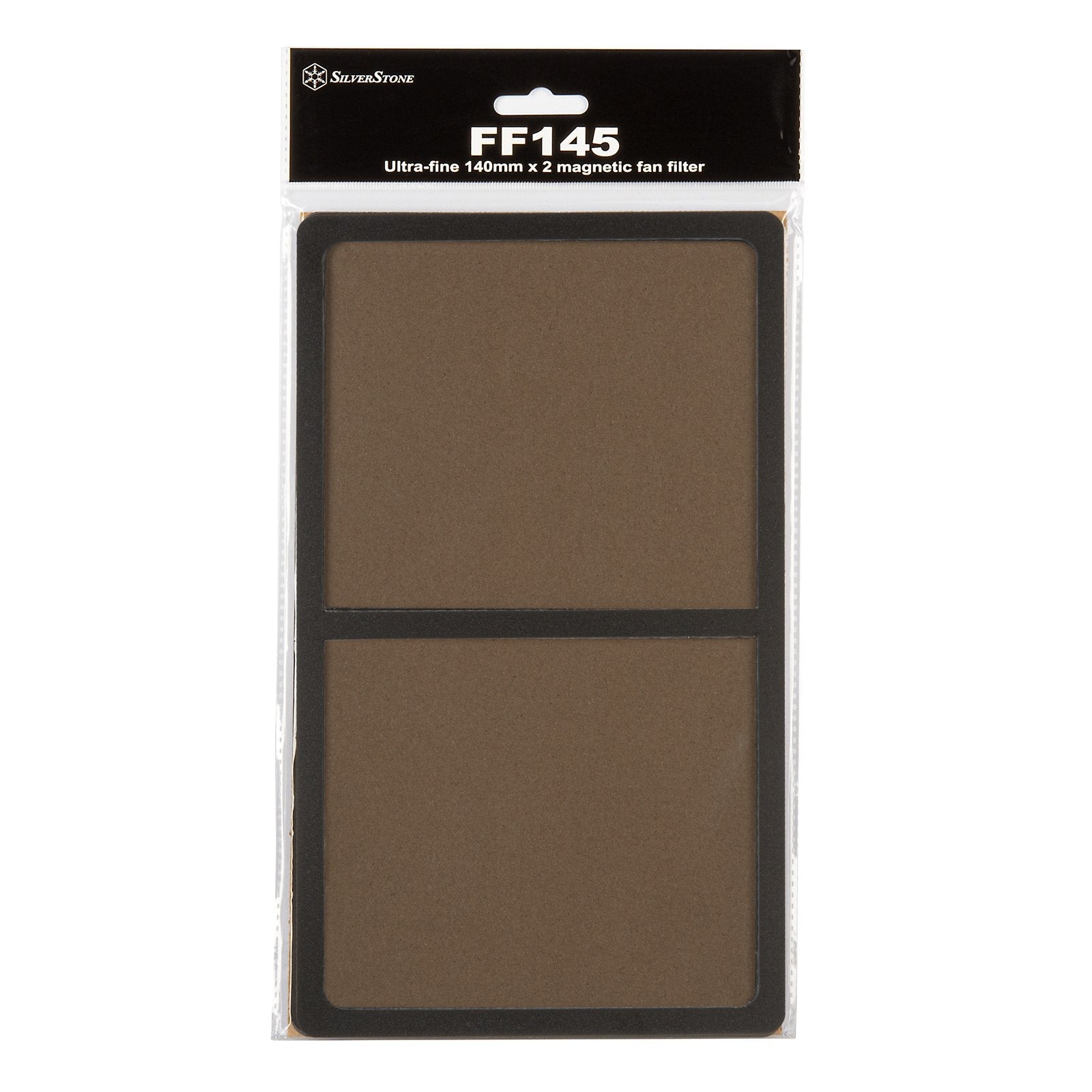 Filtro Silverstone Sst-Ff145b (Negro, Para 2 Ventiladores De 140 Mm)