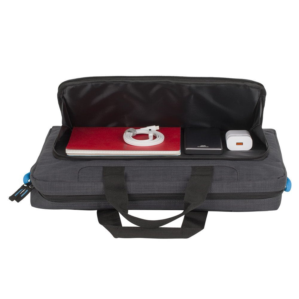 Rivacase Regent 8058 Maletines Para Portátil 43,9 Cm (17.3") Bandolera Negro, Cian
