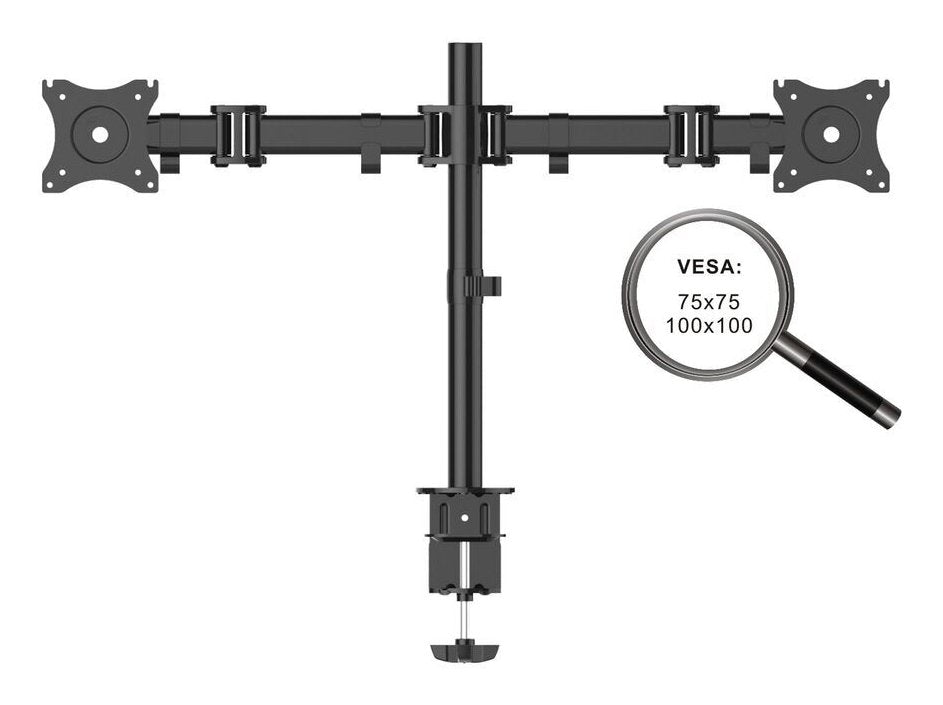 EAN 4251364706381 - PureMounts PM-OFFICE-02 soporte para monitor 68,6 cm (27") Escritorio Negro imagen 2