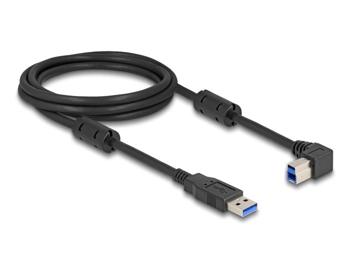 Delock 81109 Cable Usb 5 Gbps Tipo-A Macho A Tipo-B Macho 90° Acodado A La Derecha 2 M
