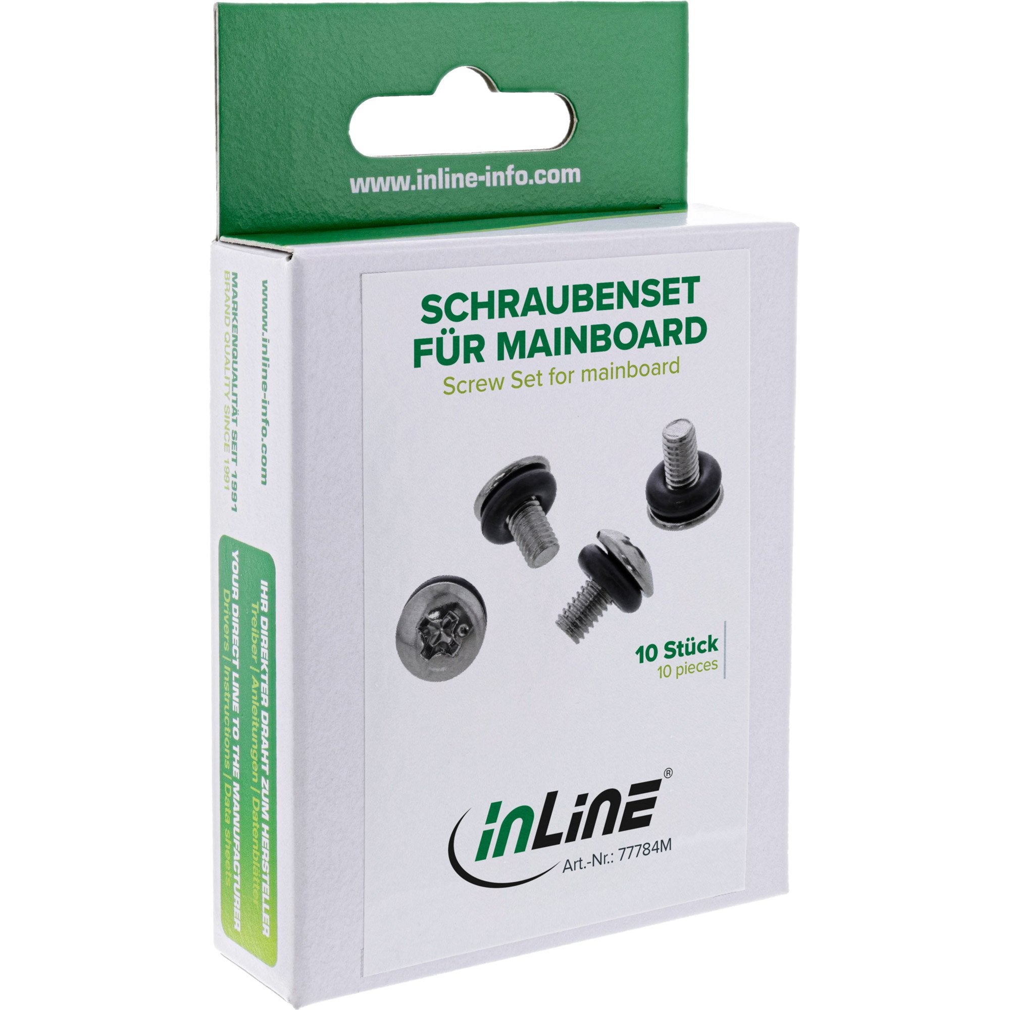 Juego De Tornillos Inline Para Placa Base Con Arandelas De Goma Métricas 10 Uds.