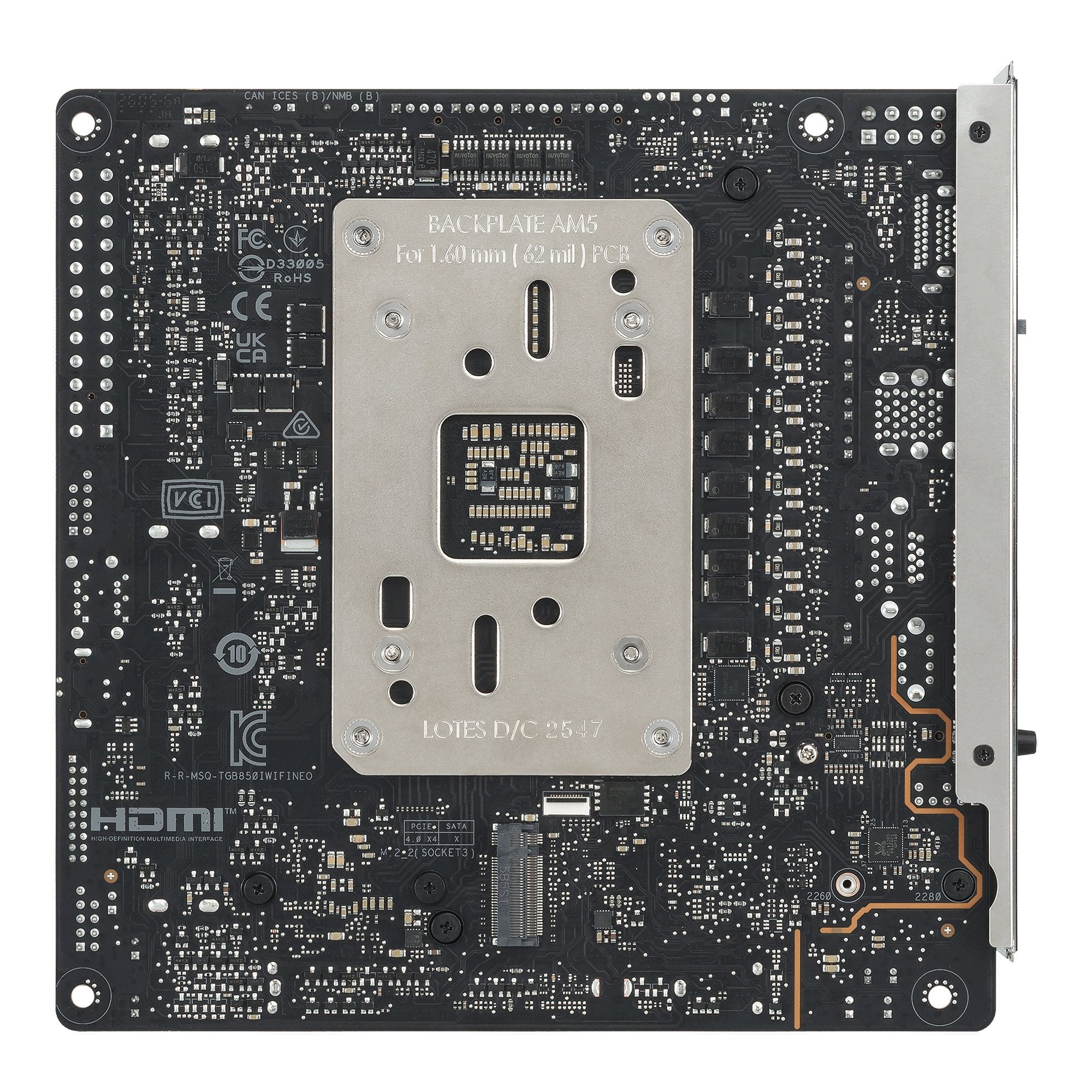 Asus Tuf Gaming B850i Wifi Neo Amd,Am5,Ddr5,Atx